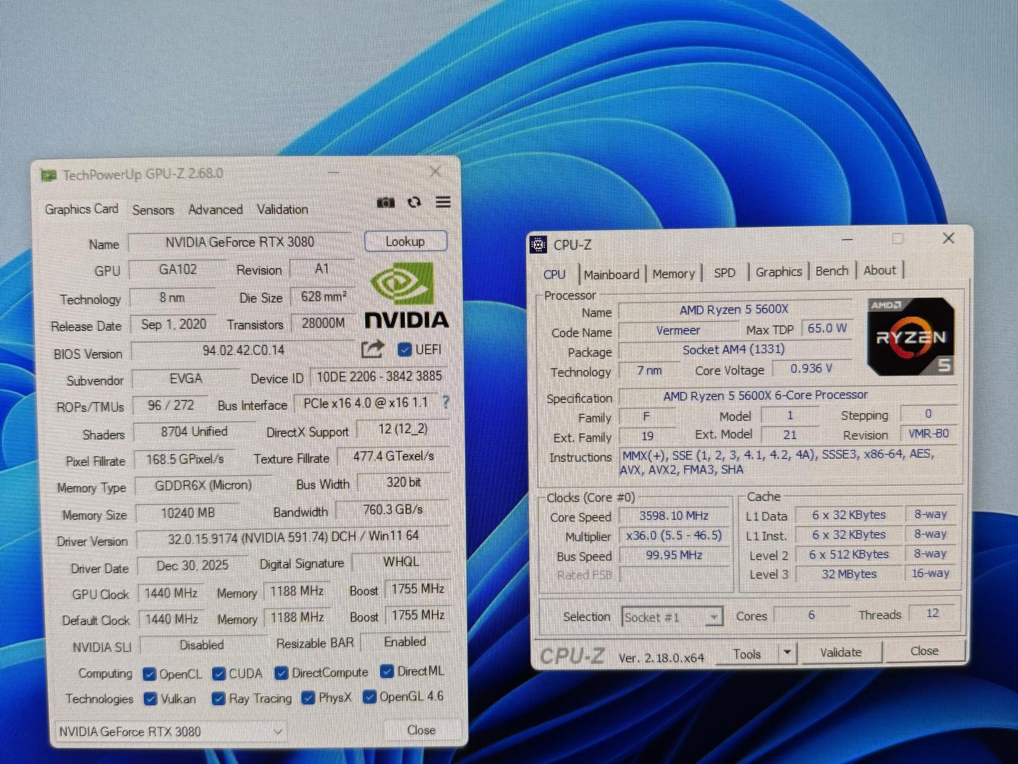3080, Ryzen 5 5600x Gaming PC 1440p Beast