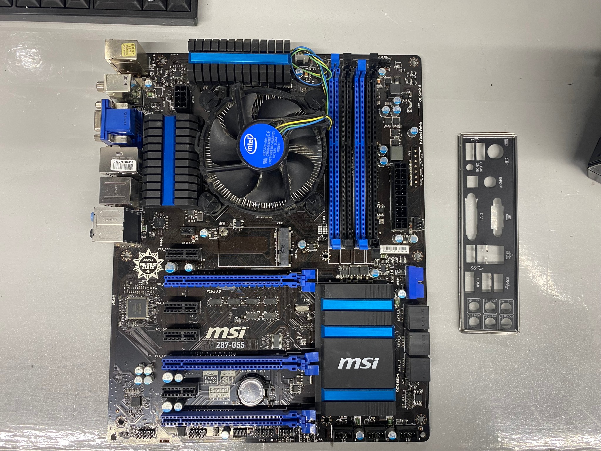 MSI Z87-G55 Gaming Motherboard LGA 1150 Intel Z87 DDR3 ATX w/ I/O Shield