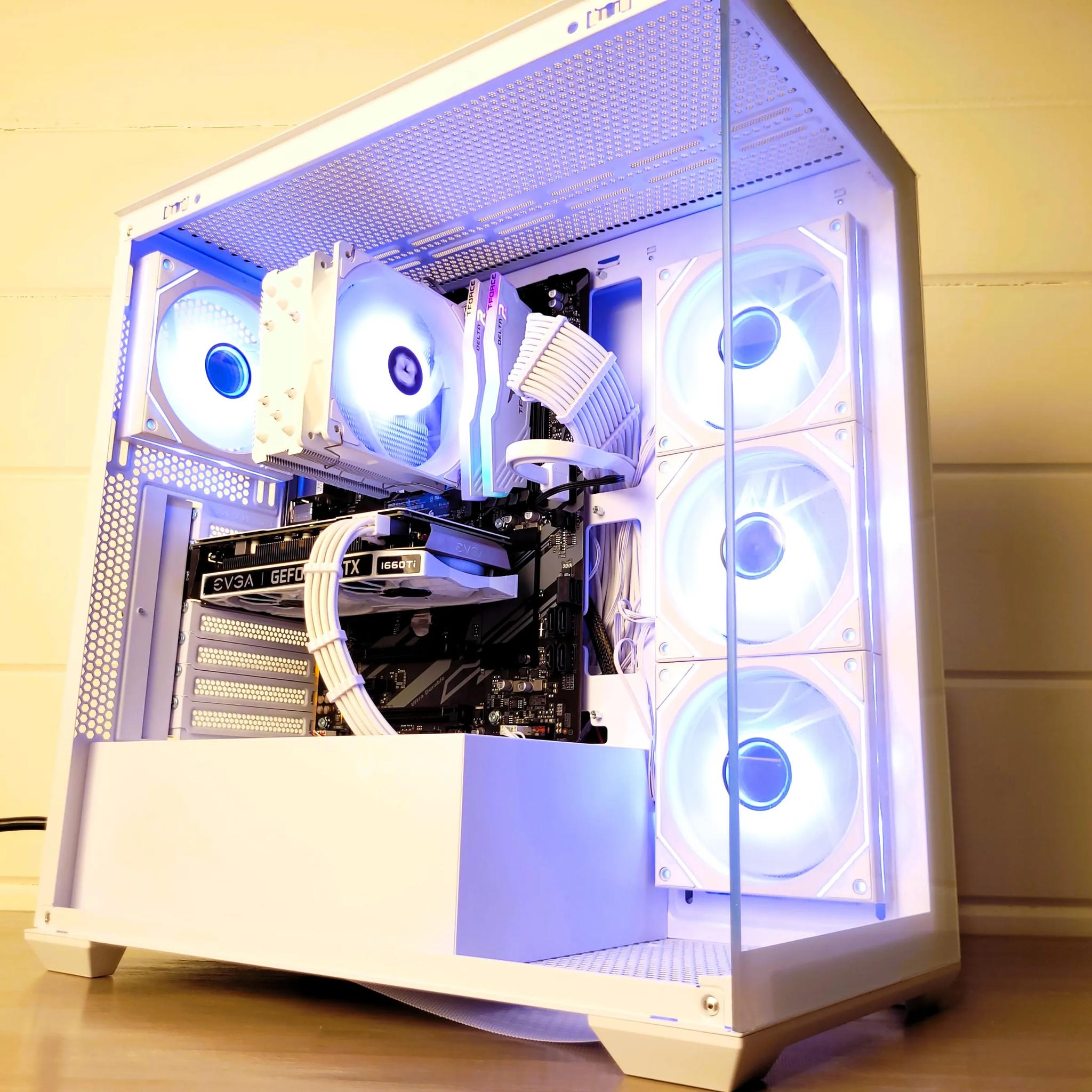 Christmas Sale! Budget Gaming White Fishtank Case | Next Day Shipping!