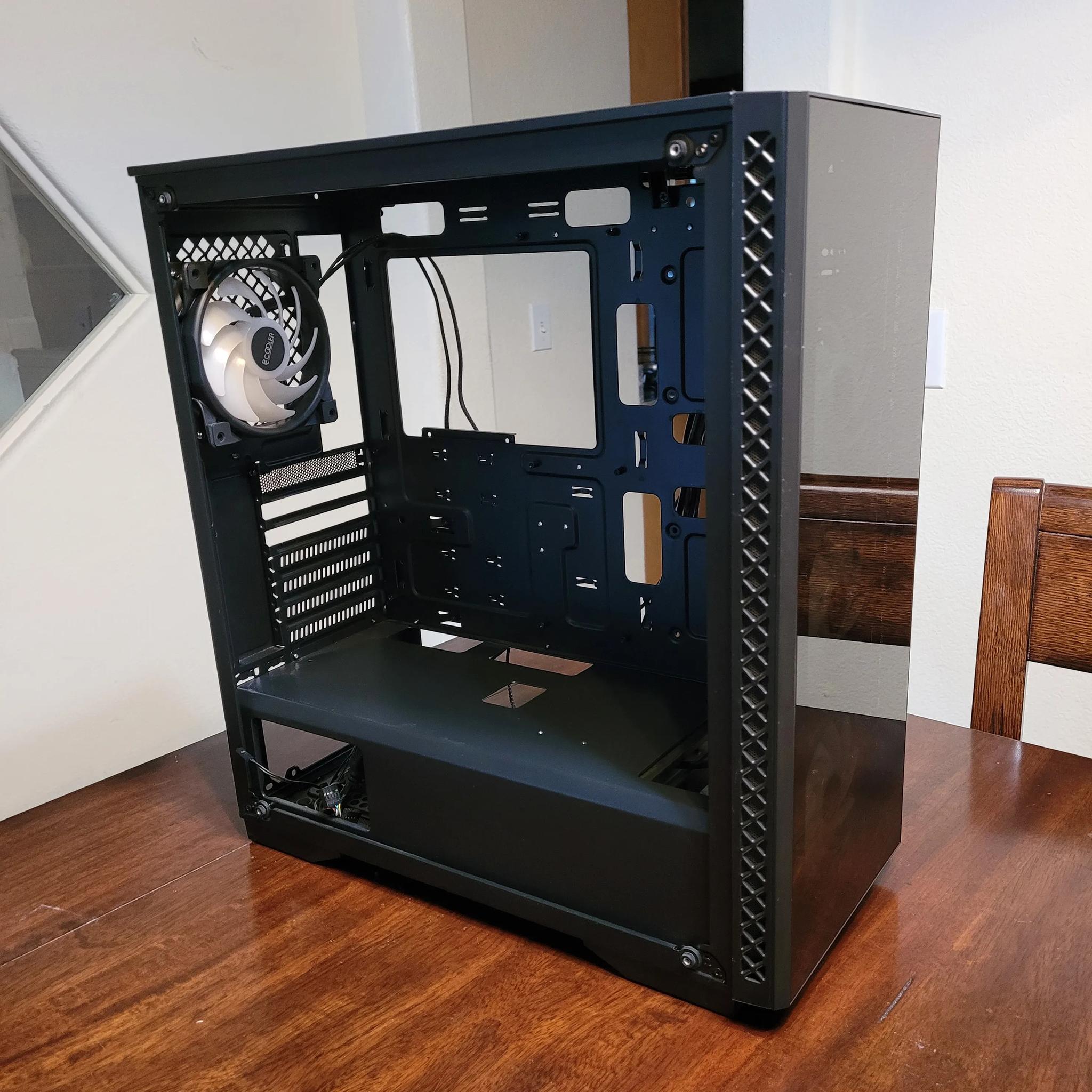 Deepcool MATREXX 50 ATX Mid Tower Case + 4 PC Cooler HALO 120mm Fans