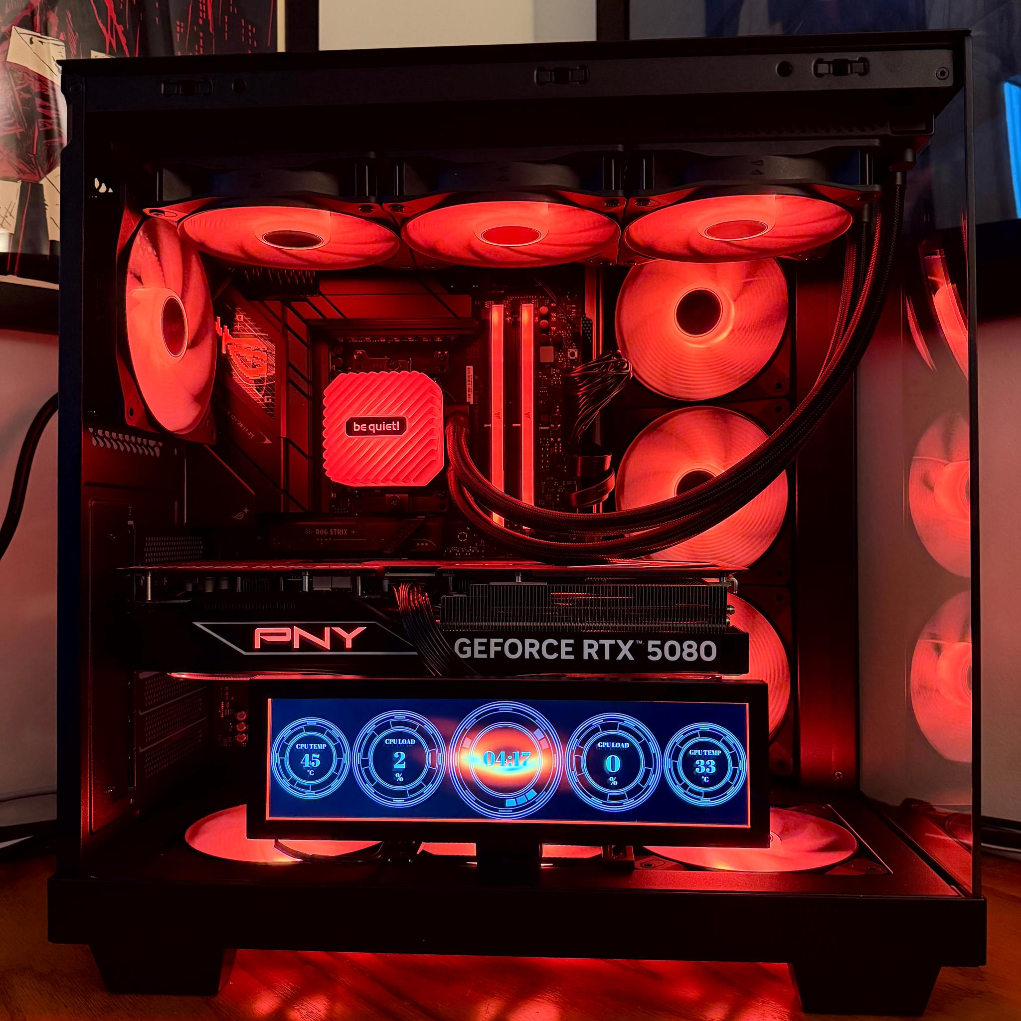 Event Horizon - RTX 5080 OC • Ryzen 7 9850X3D • 2TB Gen5 NVMe • 1000W Platinum PSU • New AM5 Build