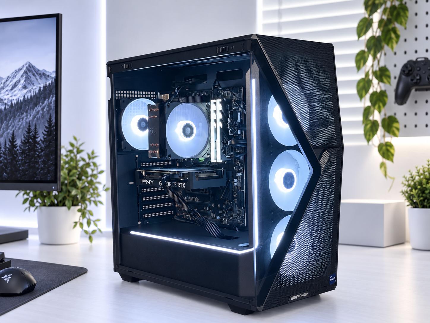 ❄️🖤 STEALTH V2 Gaming PC | RTX 4060 | I7-14700F | 32GB DDR5 | 1TB NVME | WiFi & BT | FREE SHIPPING