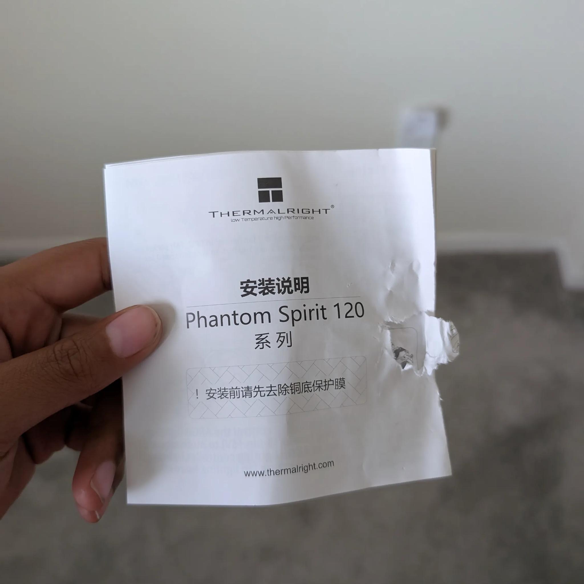 Thermalright Phantom spirit 120