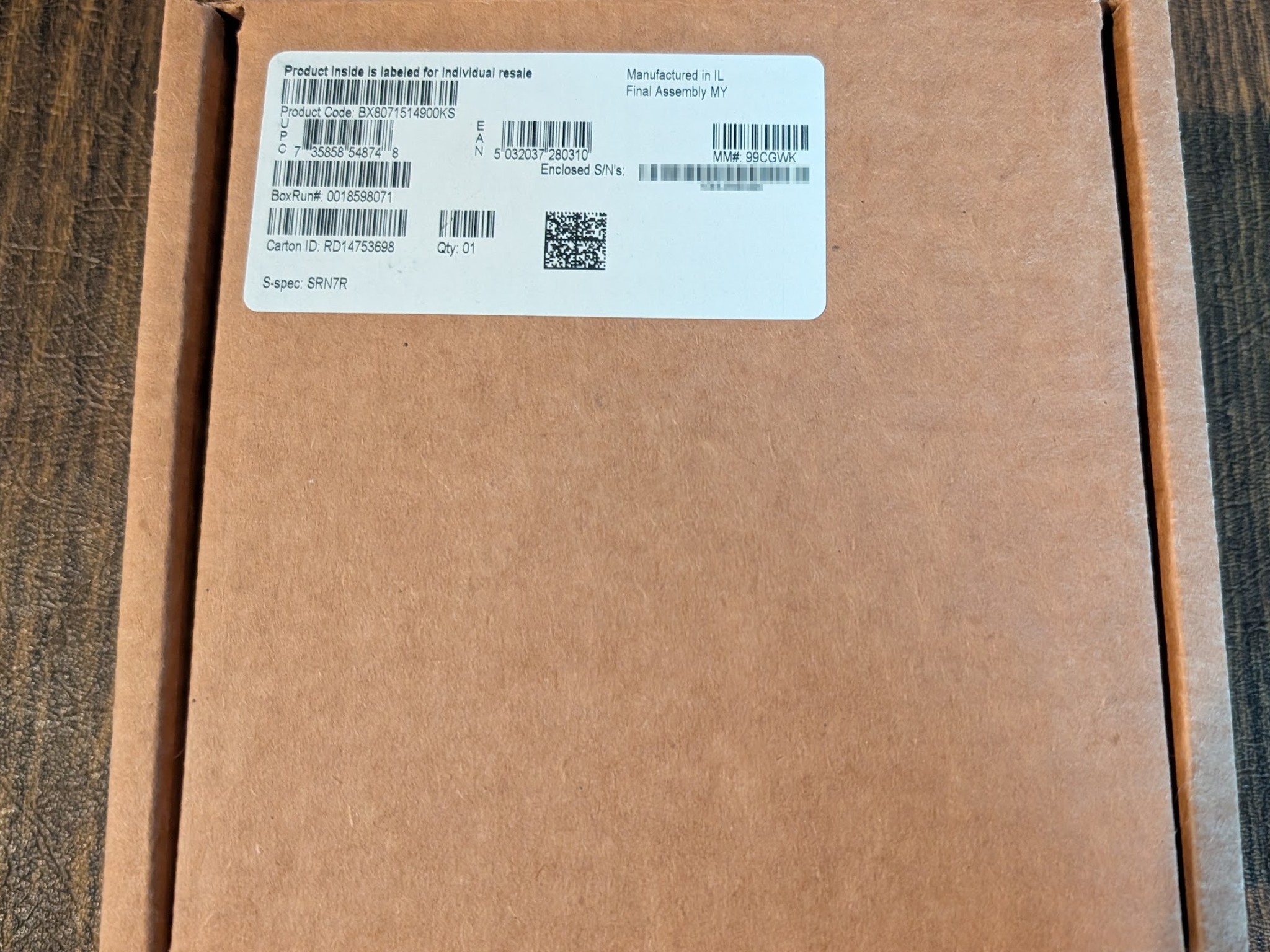 Intel Core i9-14900KS (BRAND NEW SEALED)