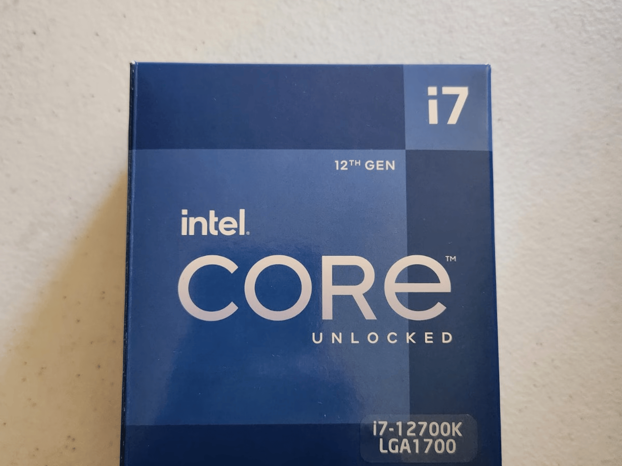Lightly used Intel Core i7-12700K 