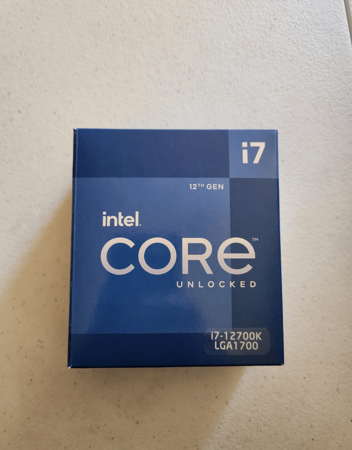 Lightly used Intel Core i7-12700K 