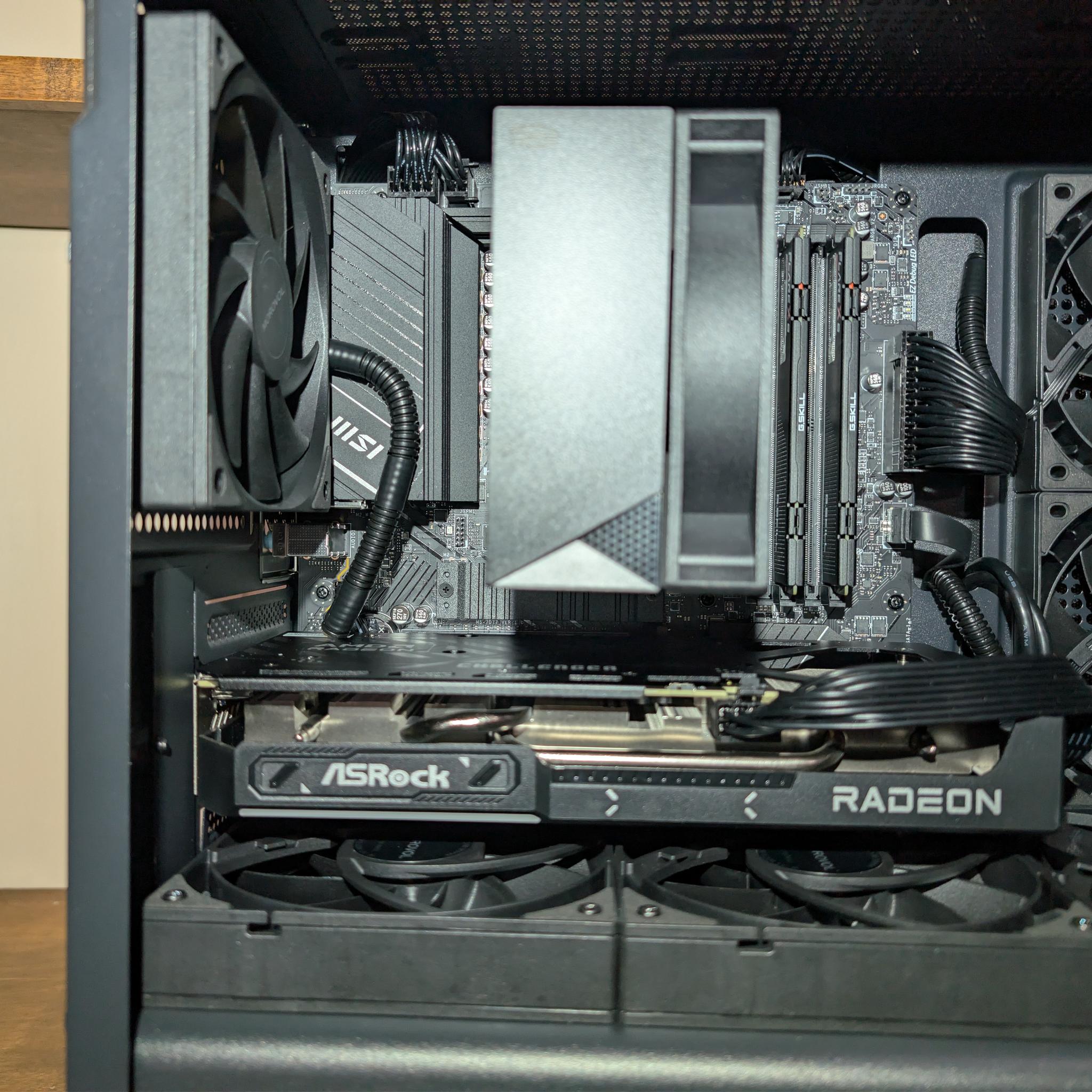 🪵 MODERN WOODEN STEALTH: RYZEN 5 7600X3D + 32GB DDR5 6000MT CL36 + RX 9060 XT 16GB 🪵