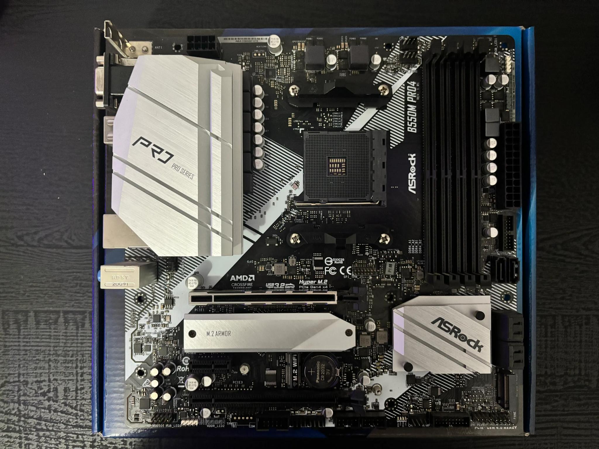 ASRock B550M PRO4 AND Ryzen 5 3600