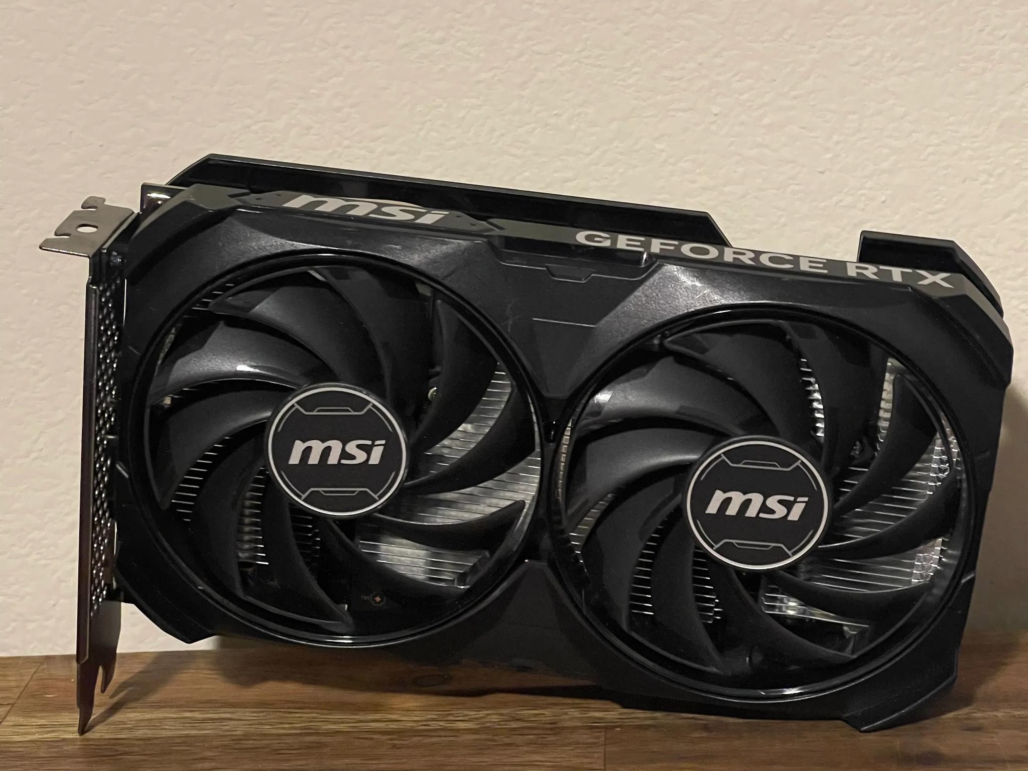 MSI GeForce RTX™ 4060 VENTUS 2X BLACK 8G OC