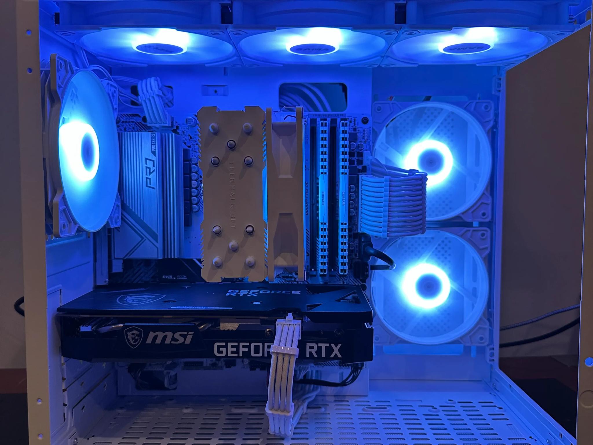 🤍 Price to Performance PC | RTX 3060 Ti | Ryzen 5 5600X | White Aesthetic | Full ARGB Control🤍