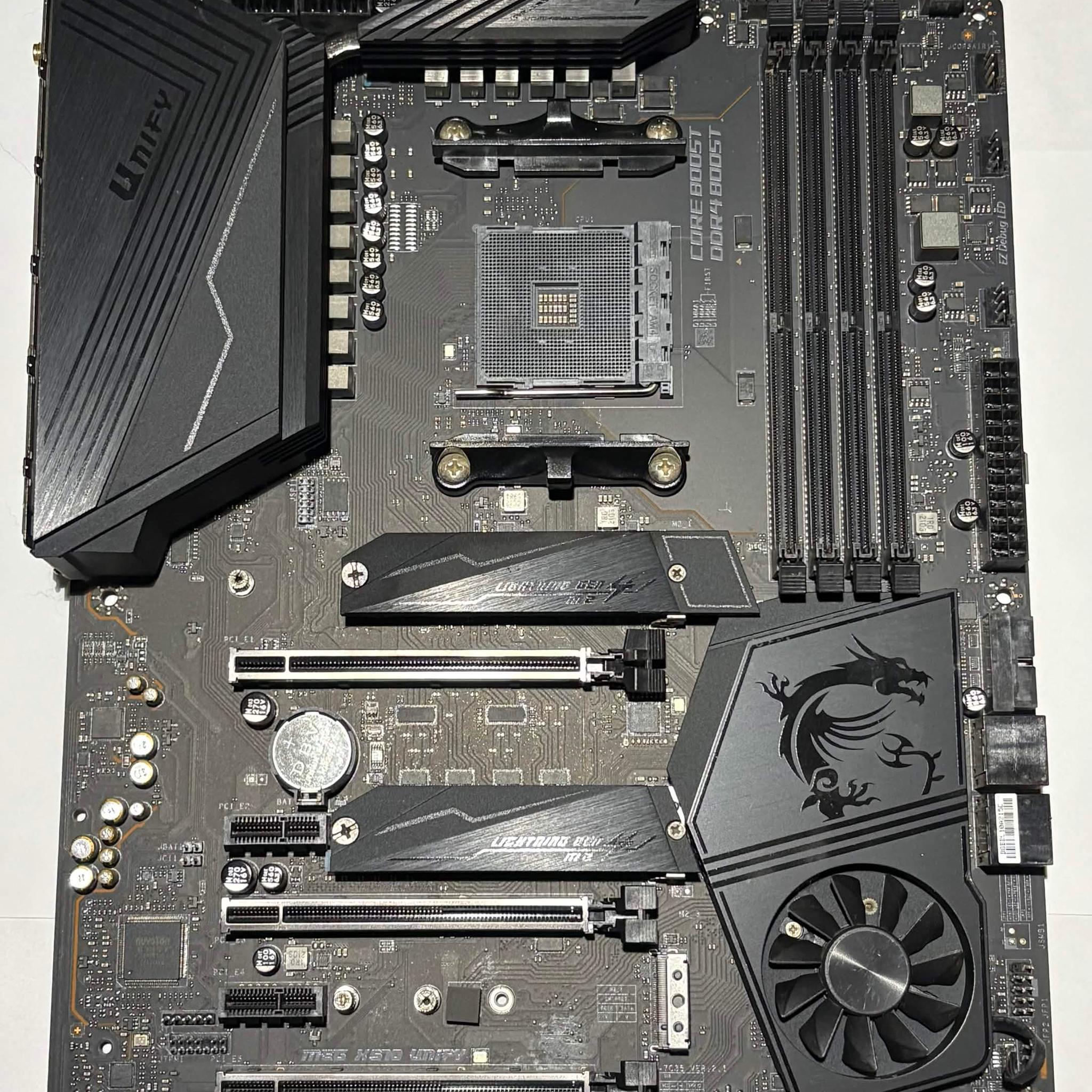 MSI MEG X570 UNIFY AMD AM4 Motherboard | Ryzen 5000 Ready | Tested Working