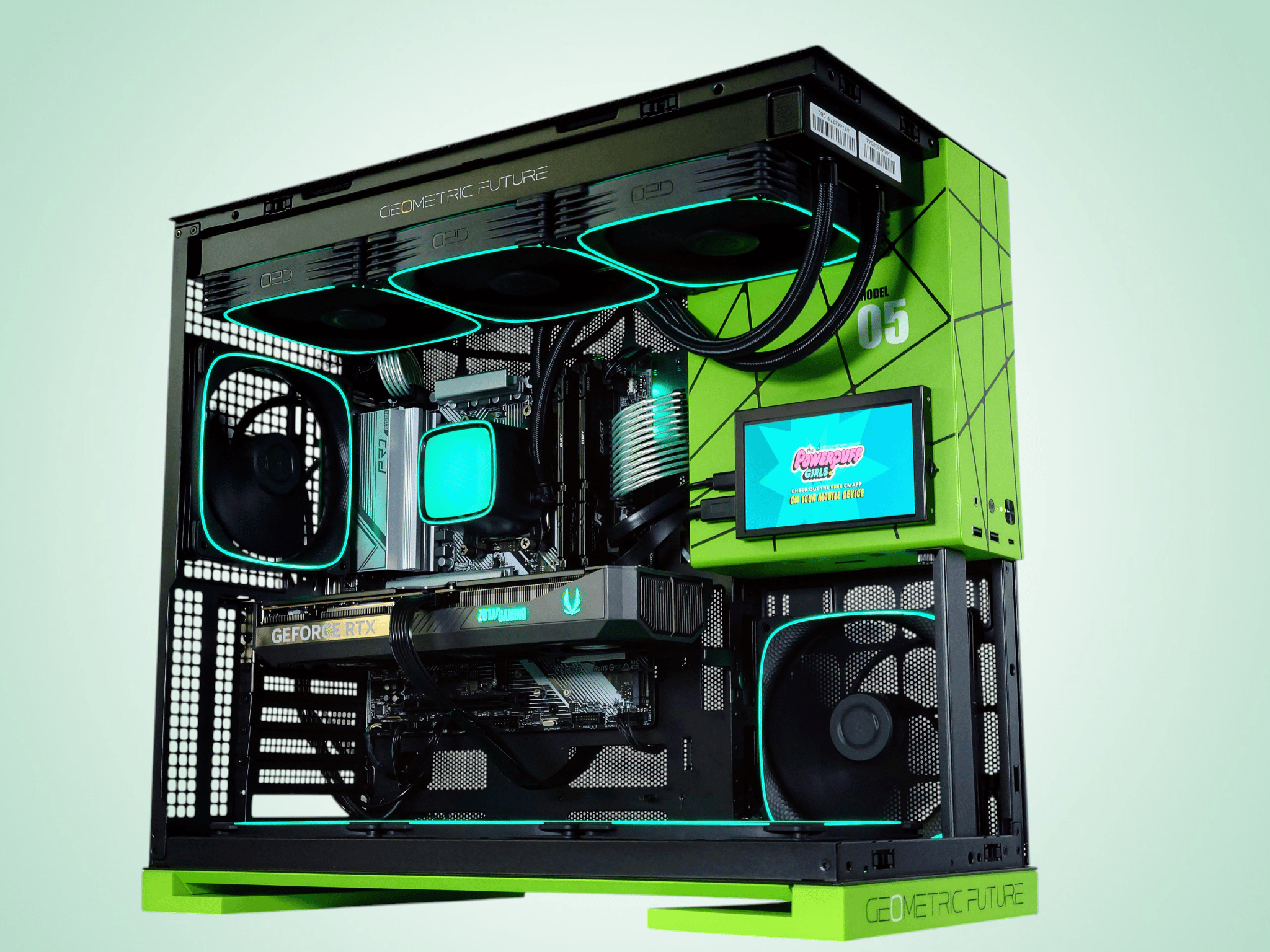 💚 👧Buttercup🌪️ Nvidia RTX 5070 12GB🌪️ AMD Ryzen 7 7700X🌪️ 32GB DDR5🌪️ 1TB NVME
