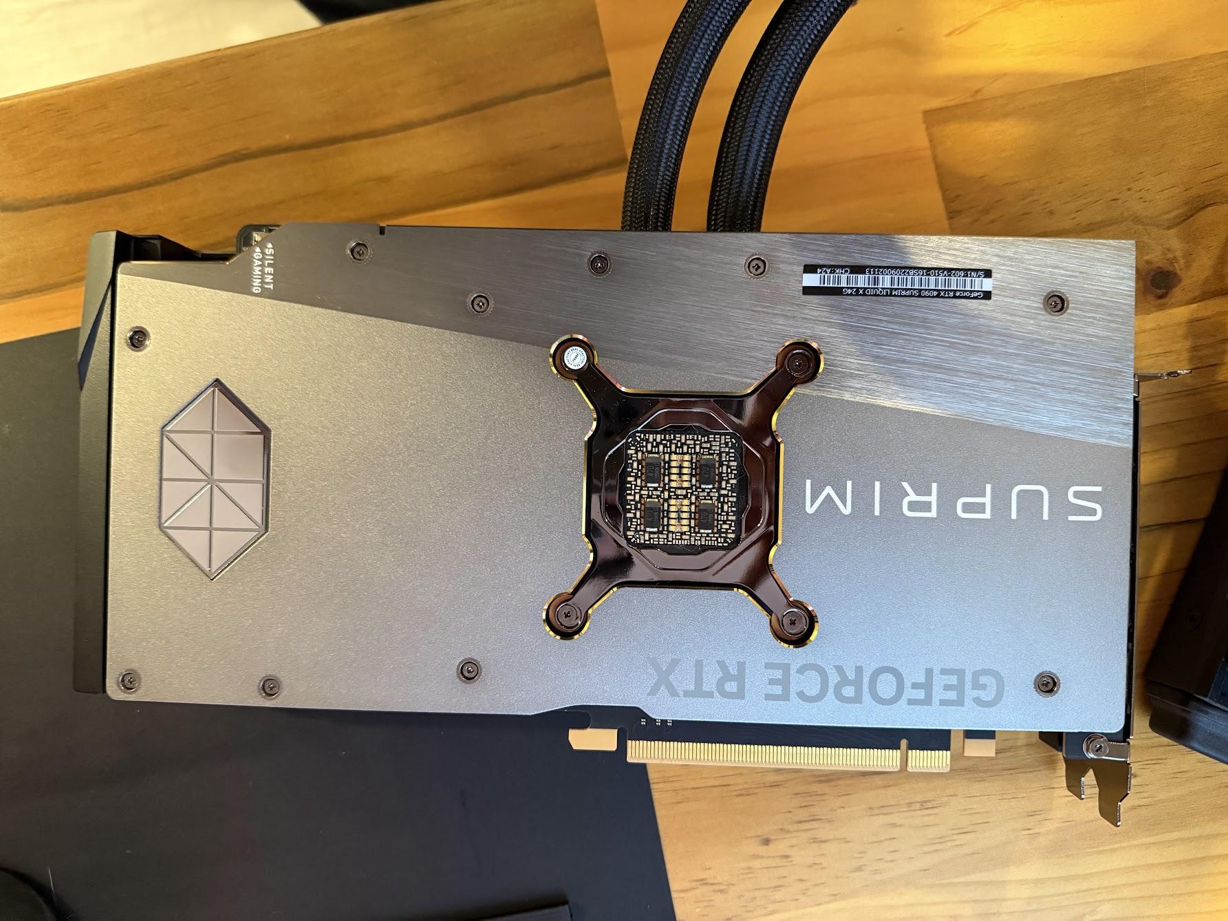 MSI GeForce RTX 4090 SUPRIM LIQUID X 24GB GDDR6X Graphics Card