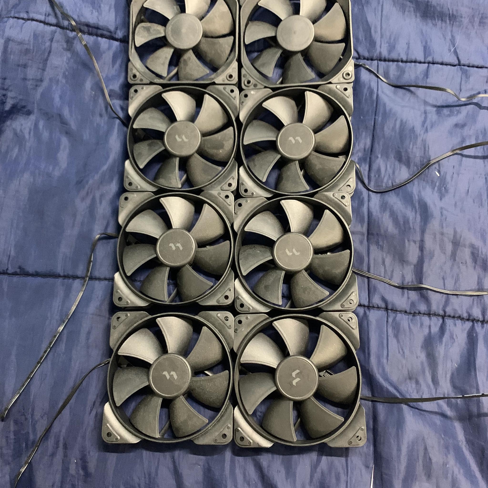 Lot of 3-pin 120mm Fractal Design case fans