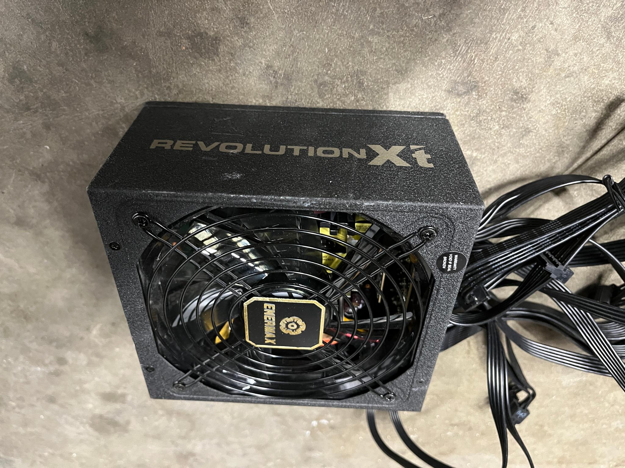 Lot of 6 ATX Desktop Power Supply 400w-1000w Cooler Master, EVGA, and More - Not Working, As‑Is