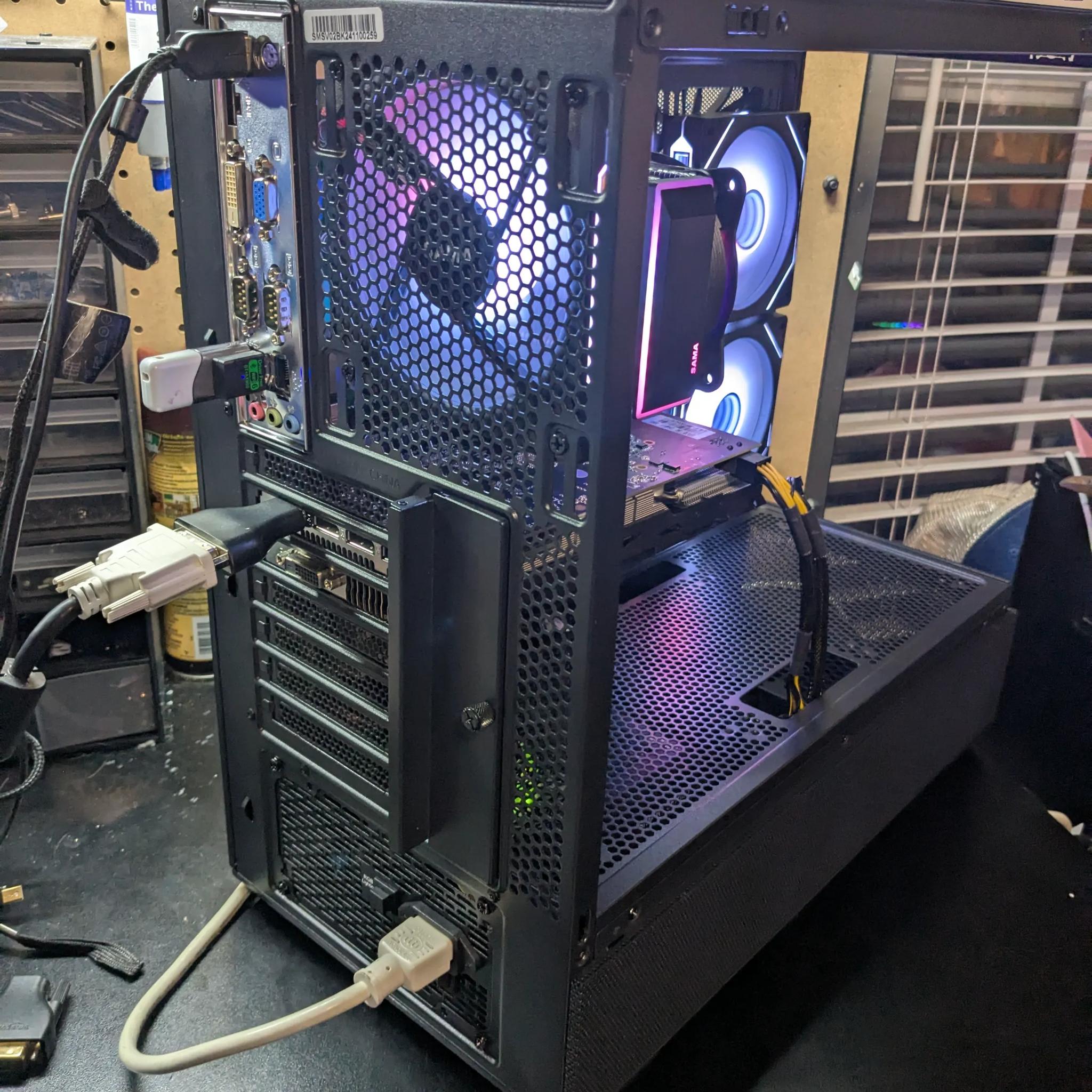100 FPS Fortnite | 180 Day Warranty | i5-4570S , 16GB RAM, 480GB SSD, RX 470 8GB, RGB, Wifi, Win10