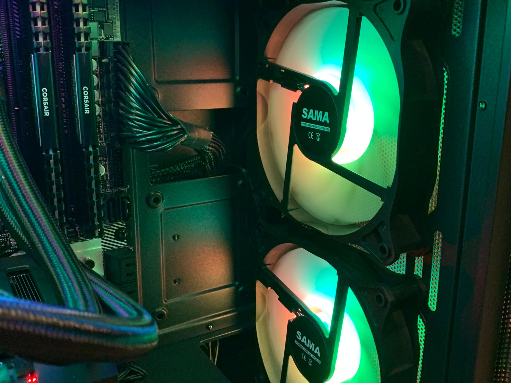 R7 5700x RTX 3060 12GB GAMING PC 32GB RAM 1TB 990 EVO SAMSUNG SSD ARGB WATER COOLED WINDOWS 10