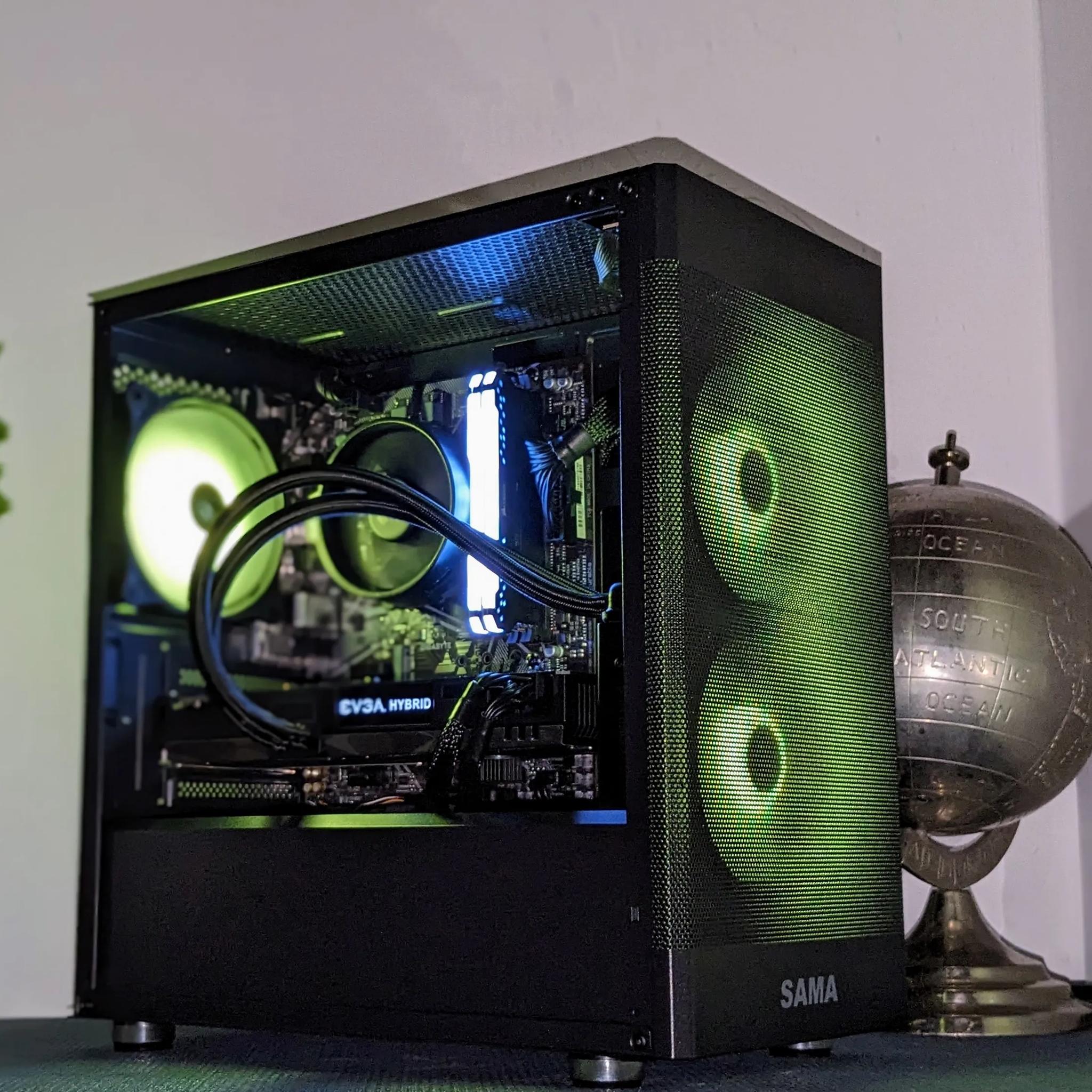 Dark Nitro(Hybrid)(💦+⚡️)| GTX1080 8GB| Ryzen 5| 16GB DDR4 RAM| 750GB Samsung EVO| Windows 11