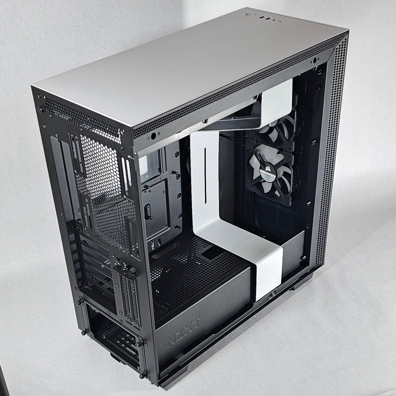 NZXT PC Case with Tempered Glass Side Panel and Front Mesh