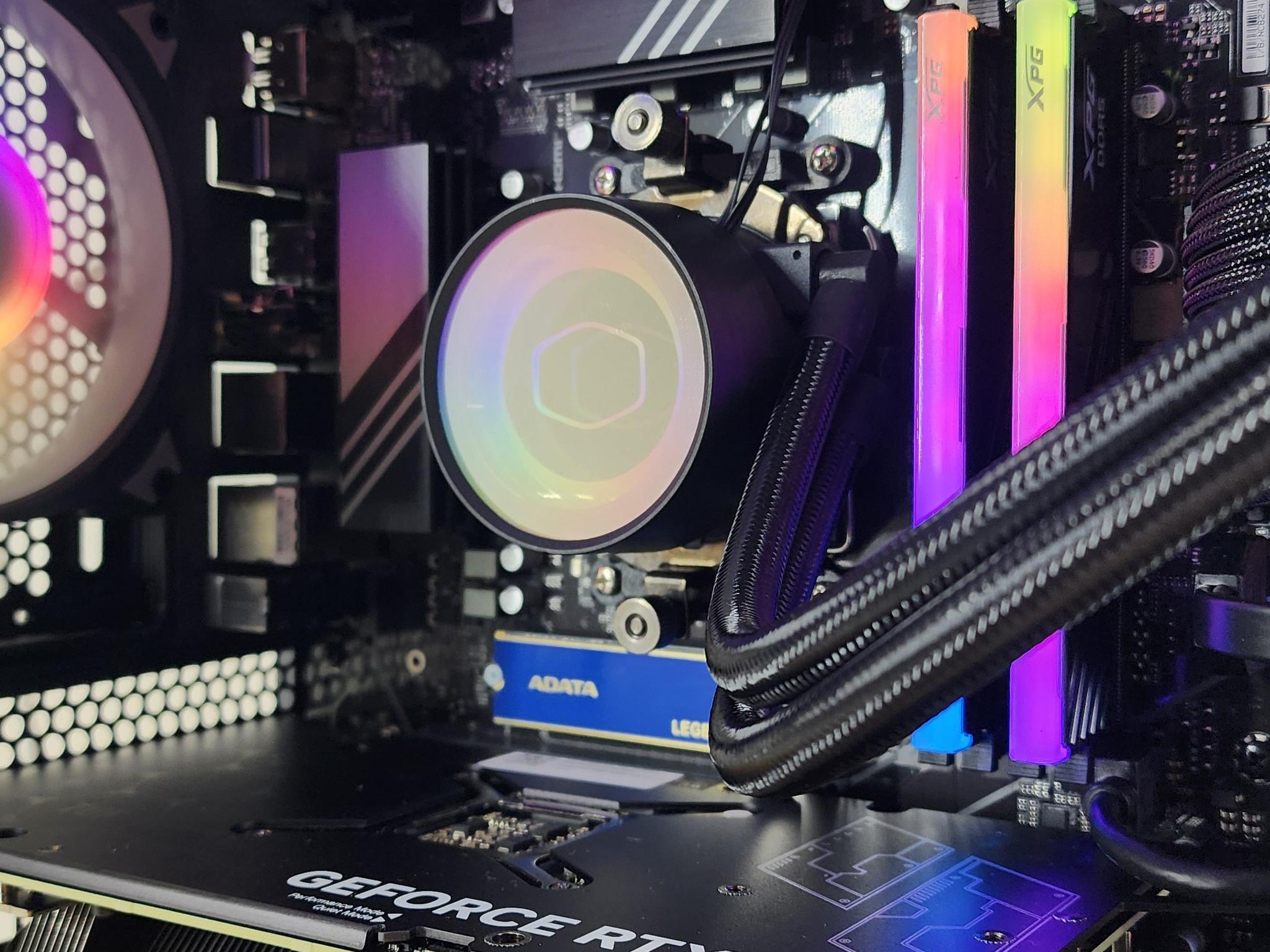 Gaming PC Ryzen 7 7800X3D 32GB RAM 1TB SSD RTX 4070 Ti 12GB Windows 11 Computer