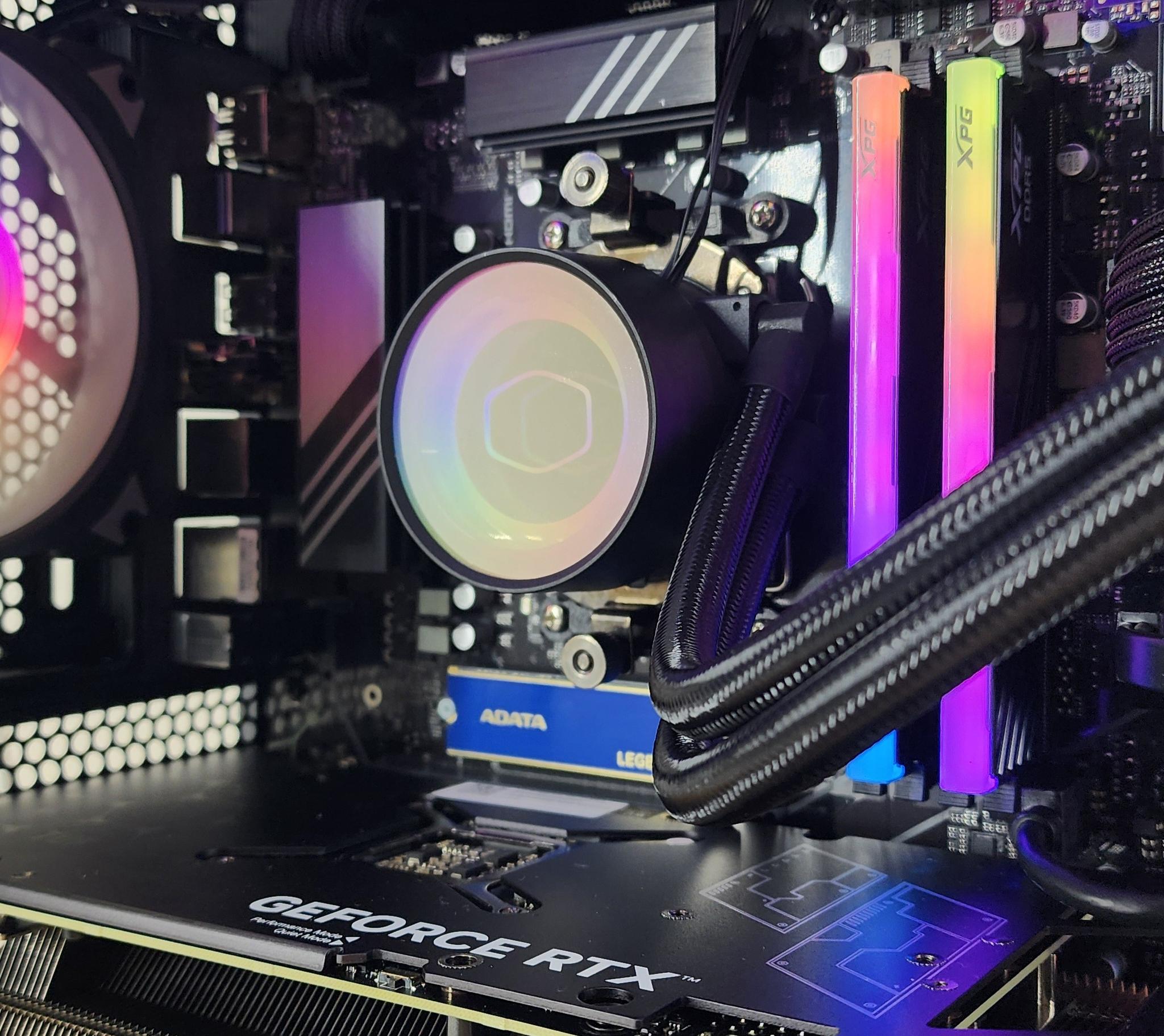 Gaming PC Ryzen 7 7800X3D 32GB RAM 1TB SSD RTX 4070 Ti 12GB Windows 11 Computer