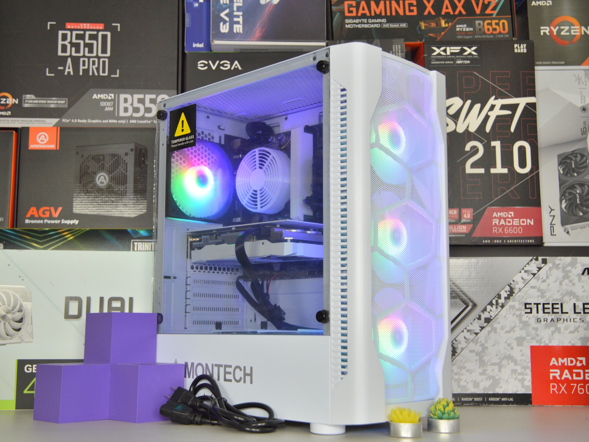 🌈🌨️| RTX 2060 SUPER 6GB | INTEL i5-9500 | 16GB DDR4 RAM | 1TB SATA SSD | Rainbow Blizzard |