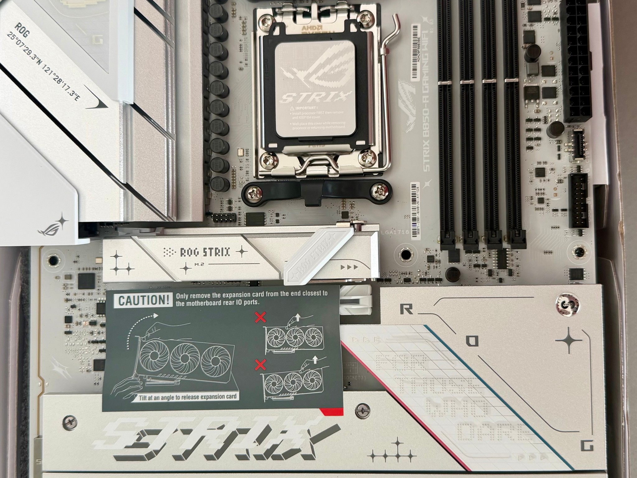 [Open-Box Excellent] ASUS ROG STRIX B850-A GAMING WIFI 7 Motherboard (White) [W] $225 Shipped