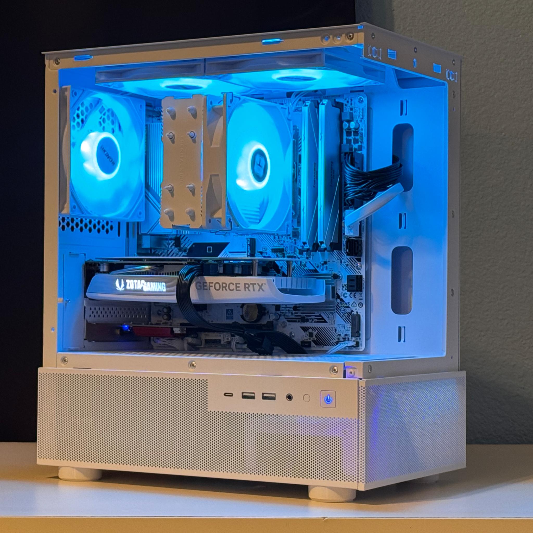 ⬜Whiteout⬜ Ryzen 5 5600 | RTX 4060 8GB White | 16GB Ram 3200mhz | 1TB nVME SSD | Win11 Pro + Wifi