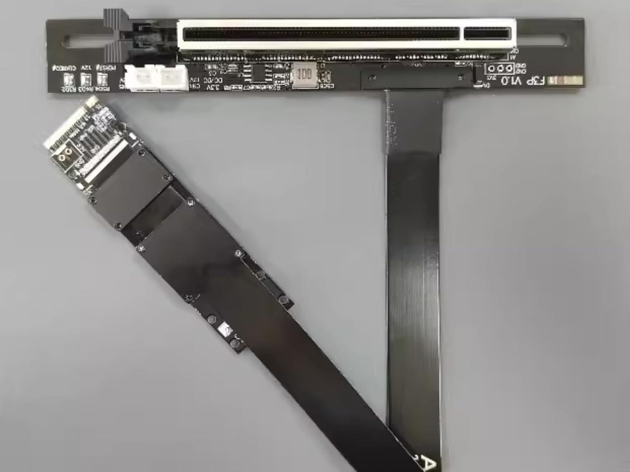 JMT PCIE 5.0 x16 to M.2 NGFF Key M Card Extension Cable 128G/bps GEN5 eGpu nvme