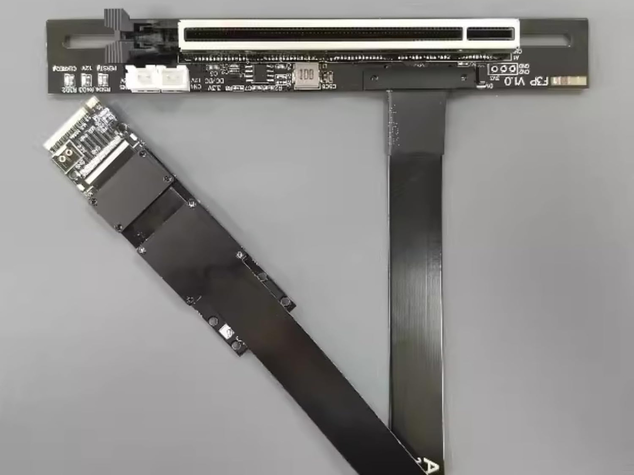 JMT PCIE 5.0 x16 to M.2 NGFF Key M Card Extension Cable 128G/bps GEN5 eGpu nvme