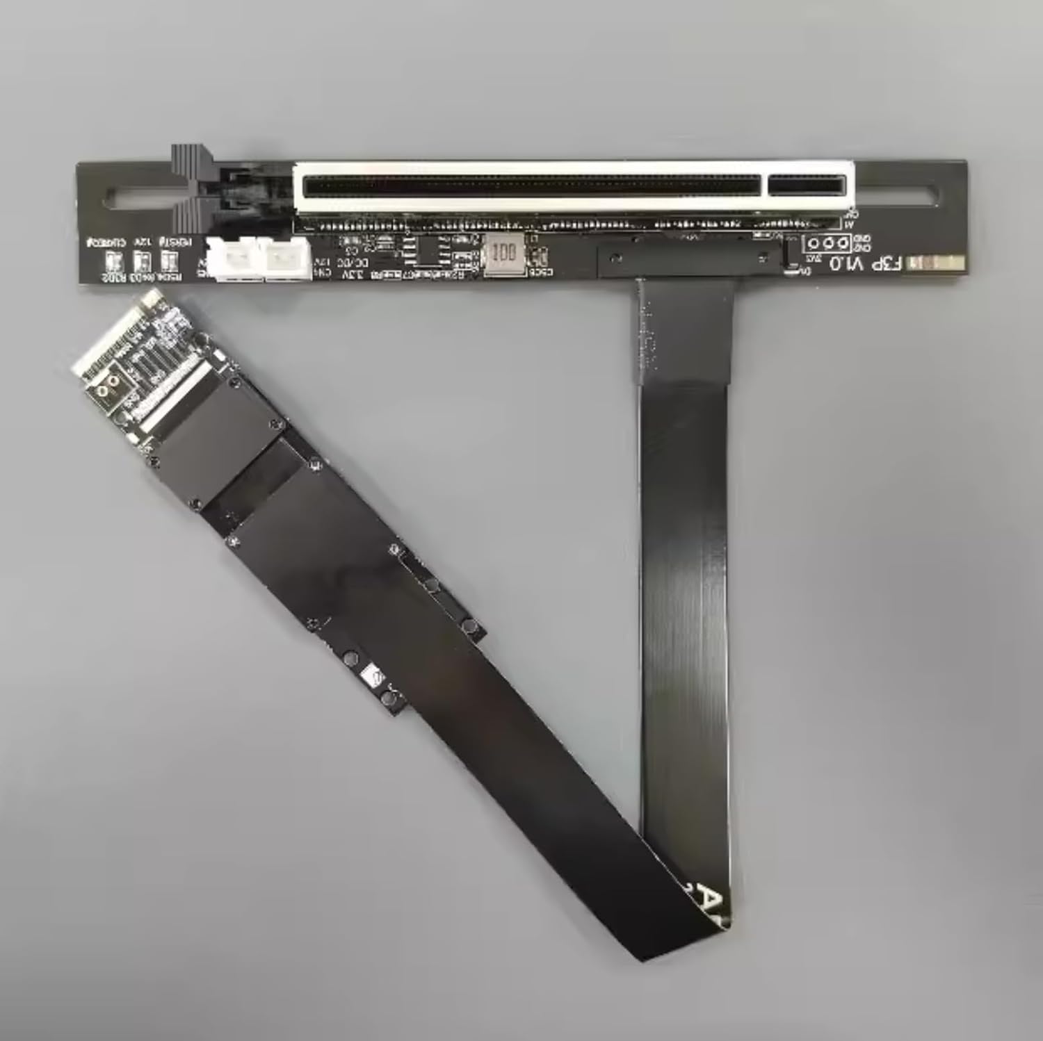JMT PCIE 5.0 x16 to M.2 NGFF Key M Card Extension Cable 128G/bps GEN5 eGpu nvme