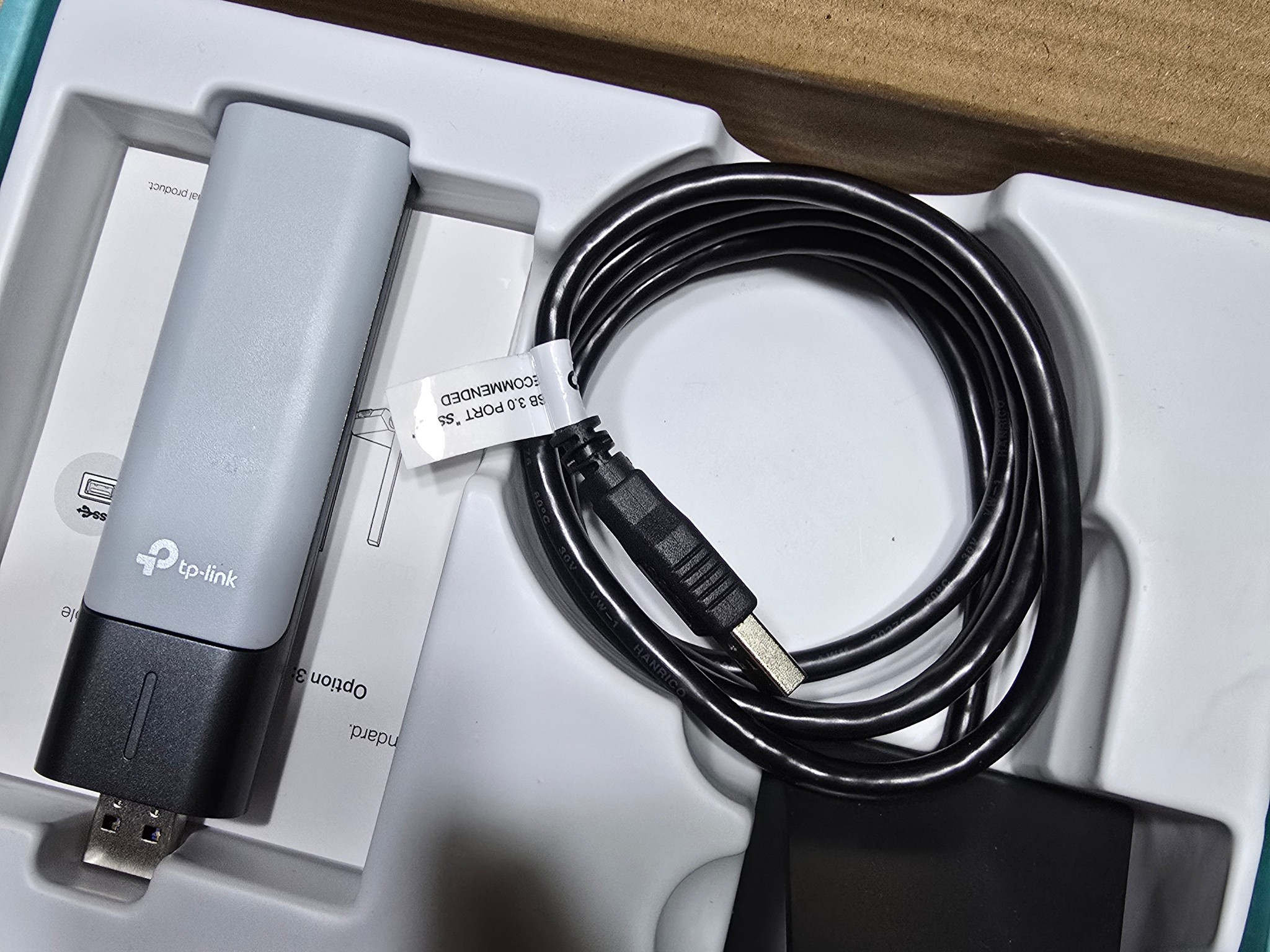 TP-Link AX1800 WiFi 6 USB Adapter Desktop PC (Archer TX21UH) Wireless 2.4GHz 5GHz dongle