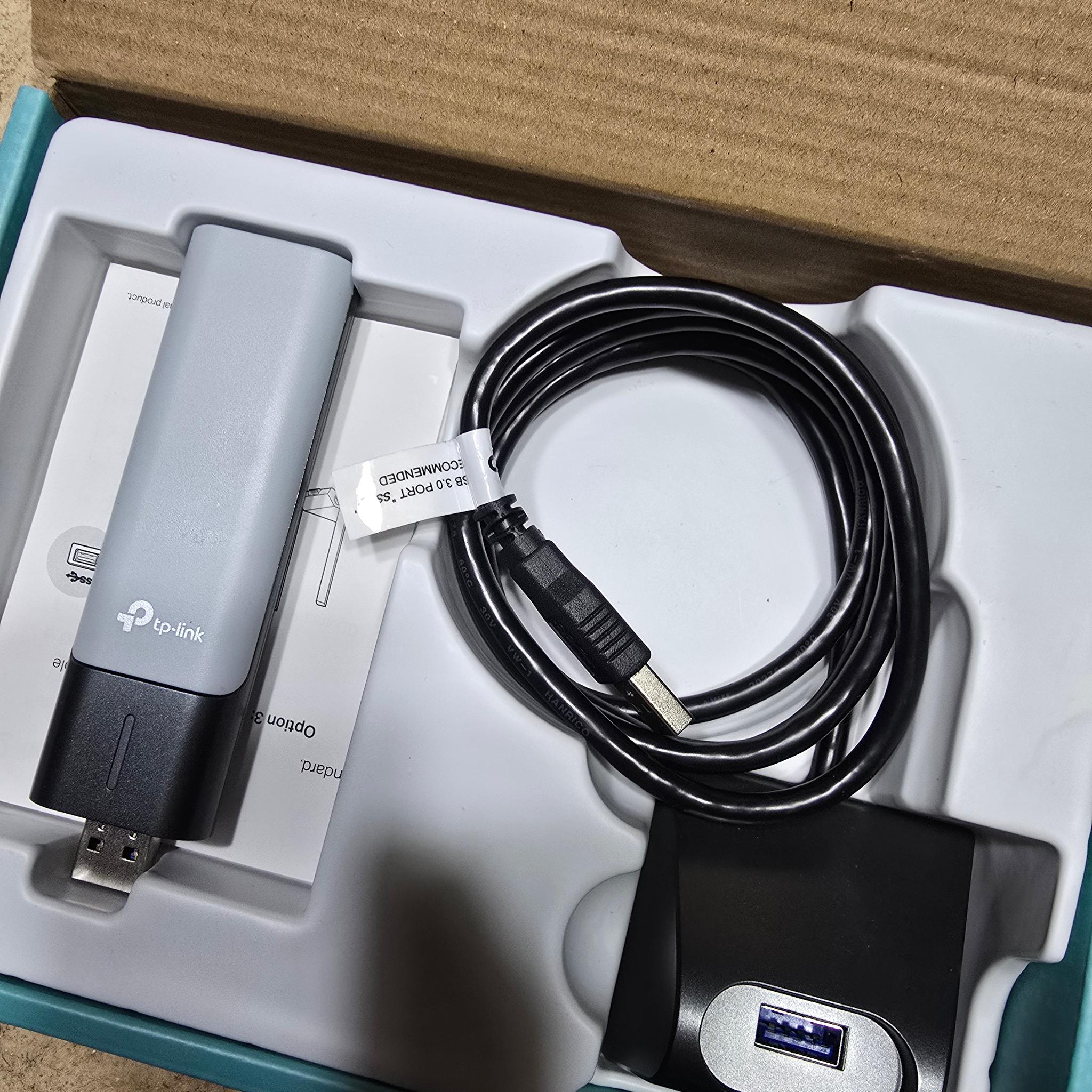 TP-Link AX1800 WiFi 6 USB Adapter Desktop PC (Archer TX21UH) Wireless 2.4GHz 5GHz dongle