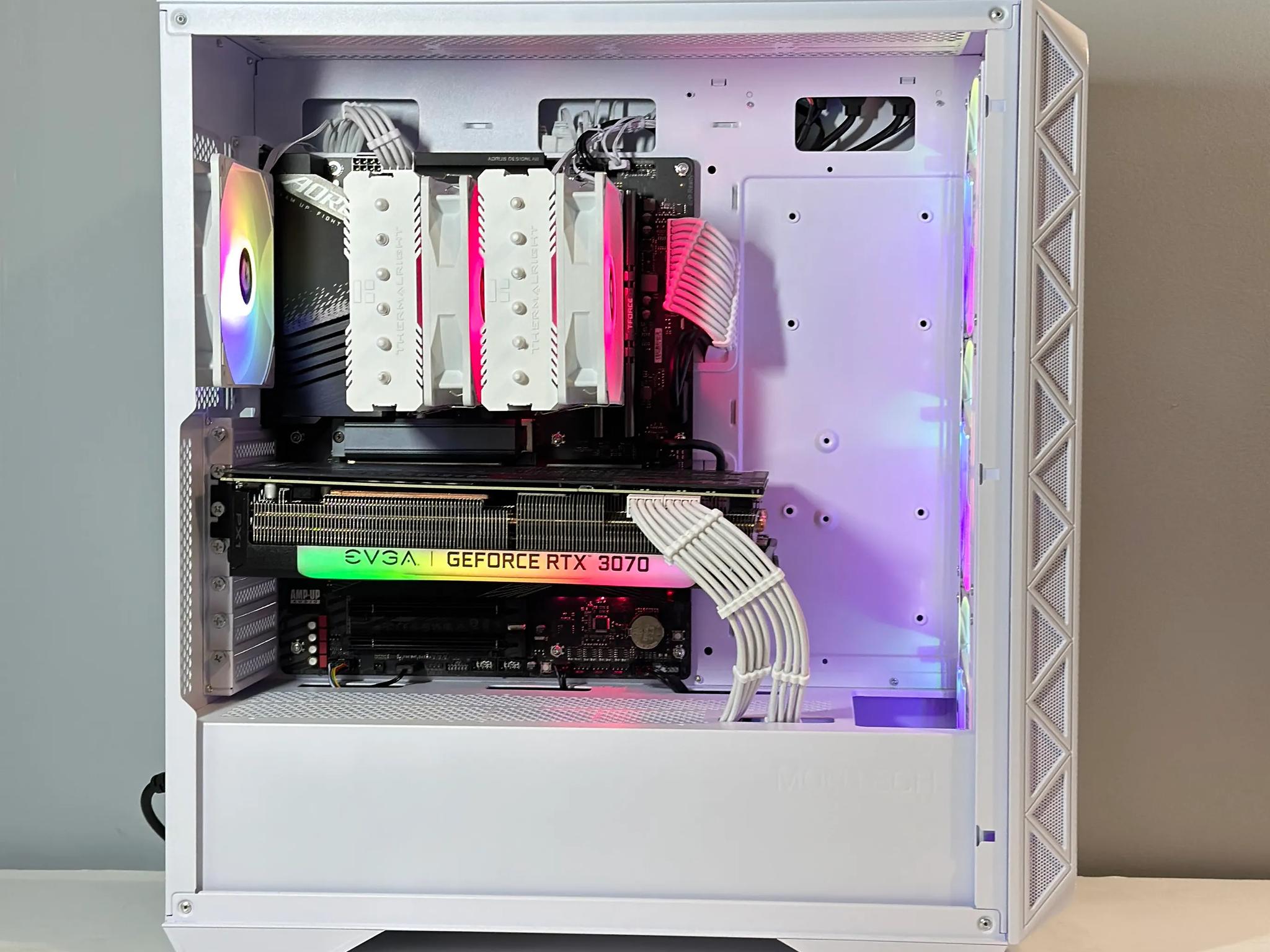 RTX 3070 | Intel i5 12600KF | 32GB RAM | 2TB SSD | Custom White Gaming PC WIFI WIN10