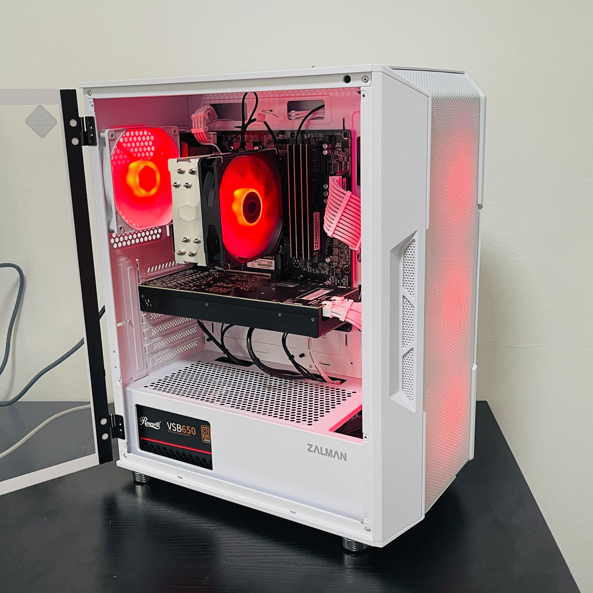 RTX 3070 8GB | Ryzen 5 5500 | 32GB DDR4 | 500GB NVME M2 SSD | Win11 Pro | WIFI + BT Custom Gaming PC