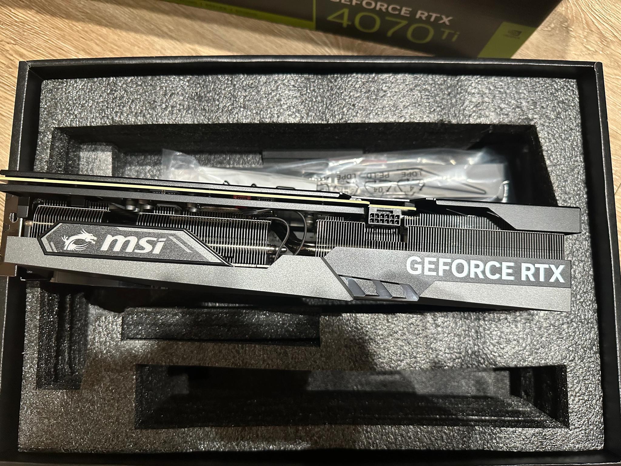 MSI GeForce RTX 4070 Ti Gaming X Trio [Black/Gray] [Like New]