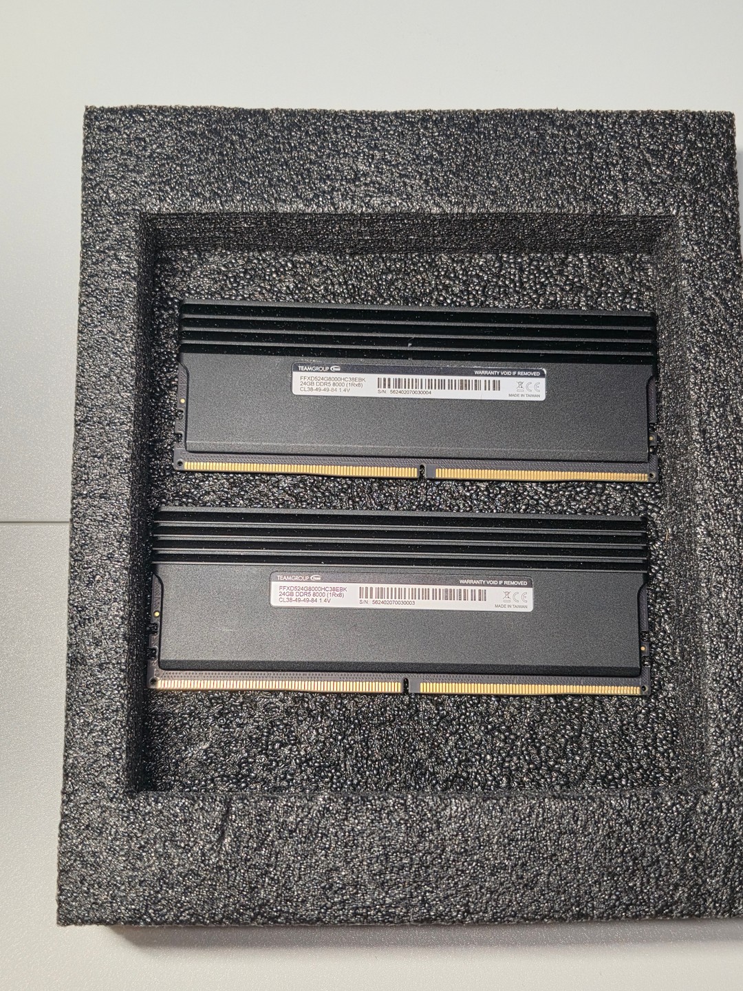TEAMGROUP T-FORCE Xtreem 48GB (2x24GB) DDR5-8000 CL38 288-Pin DIMM