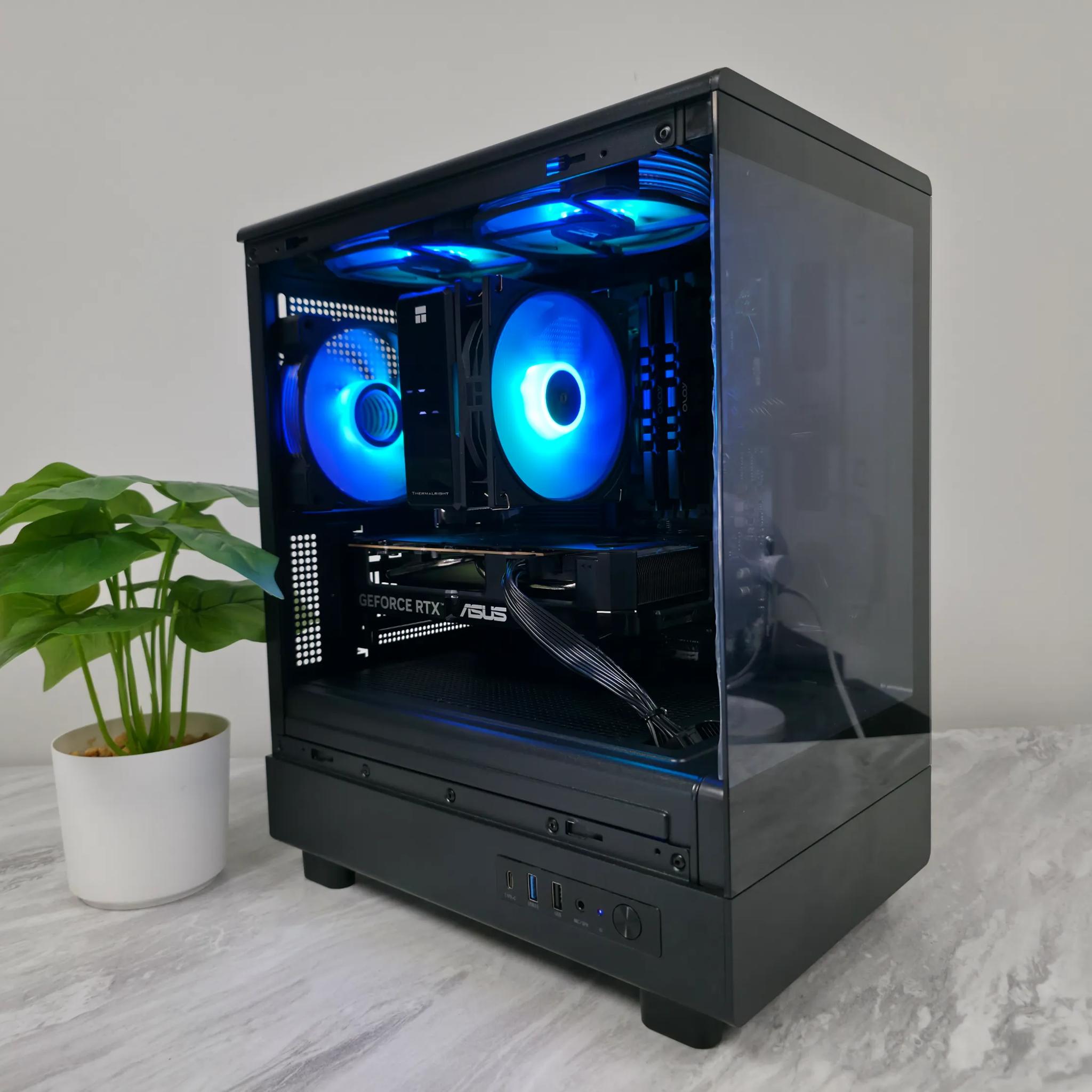 1080p / 1440p Gaming PC Computer (Asus Dual RTX 5060, Ryzen 5500, 32gb DDR4 3200 MTs)
