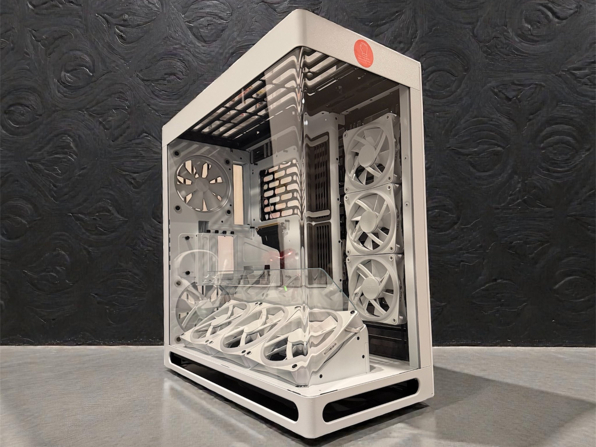 ❄️THE WHITE TOWER ❄️ — HAVN HS420 VGPU + 8x NZXT Duo RGB Fans — Case Only