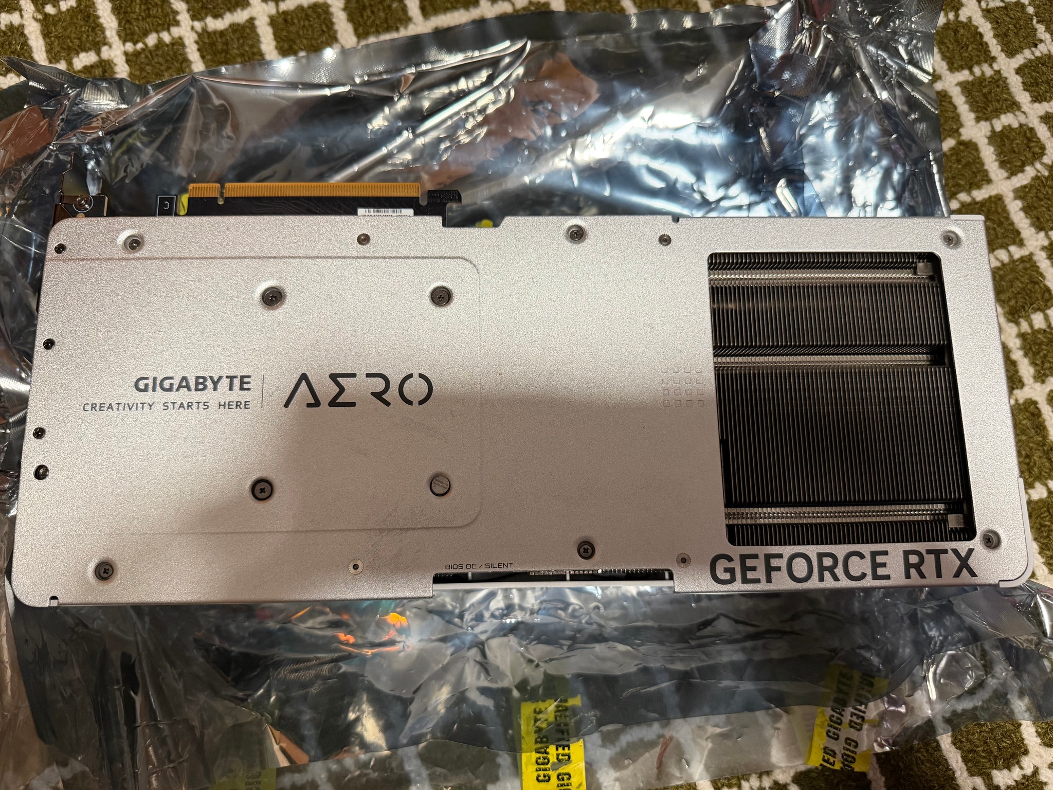Gigabyte NVIDIA GeForce RTX 4080 AERO Overclocked Triple Fan 16GB GDDR6X PCIe 4.0 Graphics Card