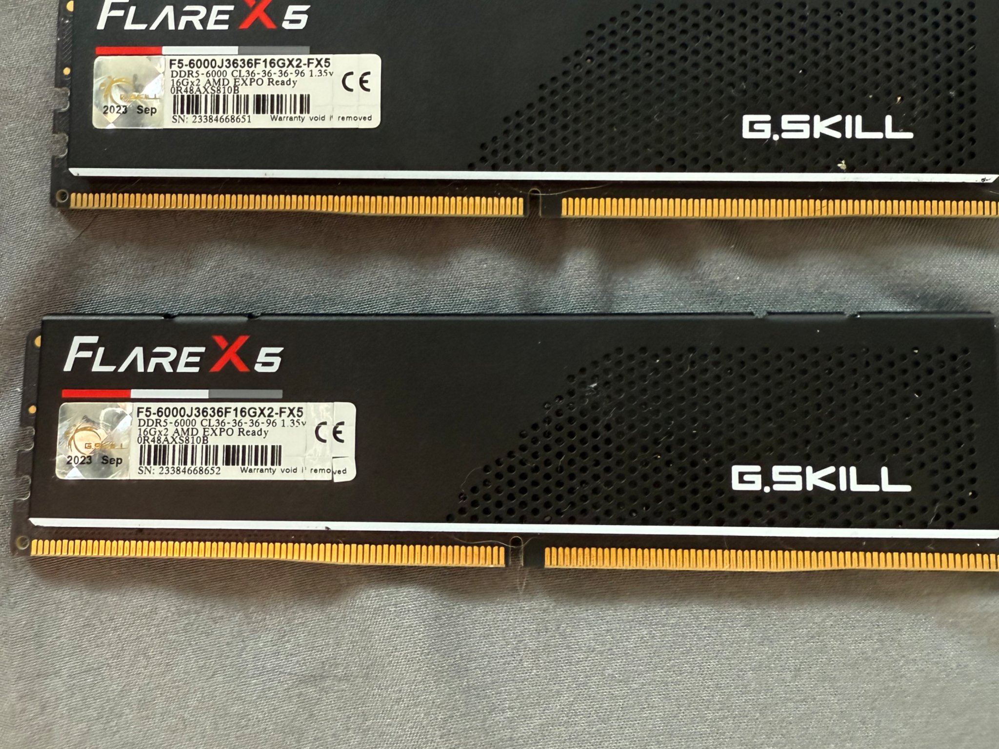 G.Skill Flare X5 2x16gb 6000mhz cl36