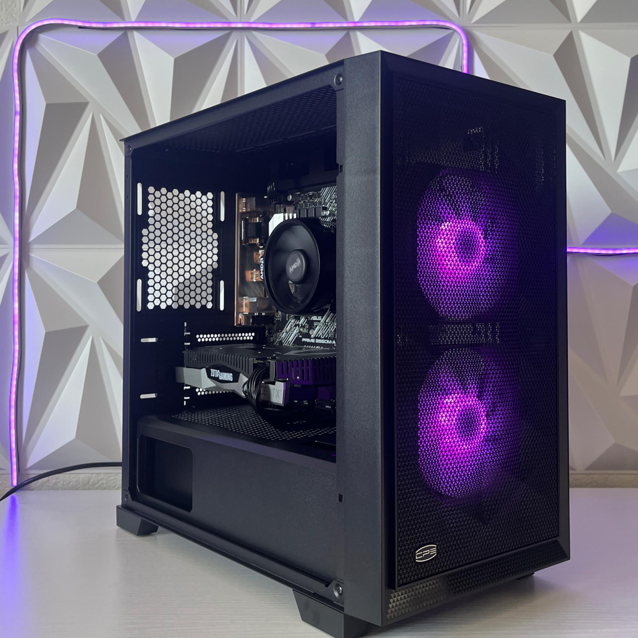 RTX 2060 SUPER 8GB, Ryzen 7 2700X, 16GB RAM | Black RGB Gaming Computer/PC