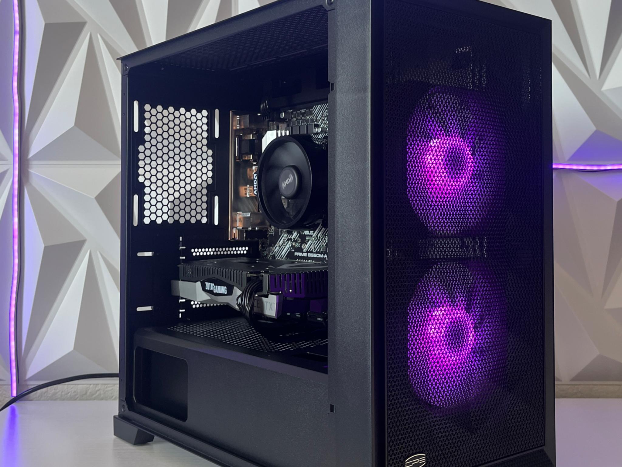 RTX 2060 SUPER 8GB, Ryzen 7 2700X, 16GB RAM | Black RGB Gaming Computer/PC