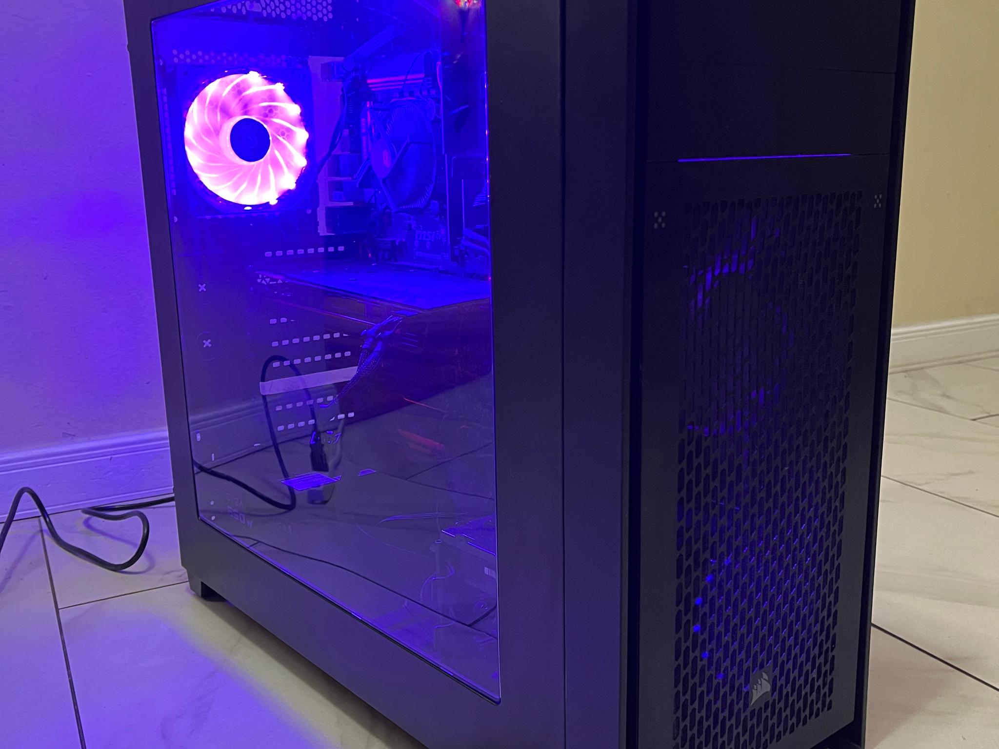 🟠🔥NVIDIA GTX 1080, Intel i5-6500, 12GB RAM, 1.2TB Storage, High Performance Gaming PC w/ Remote 🖥️🔵