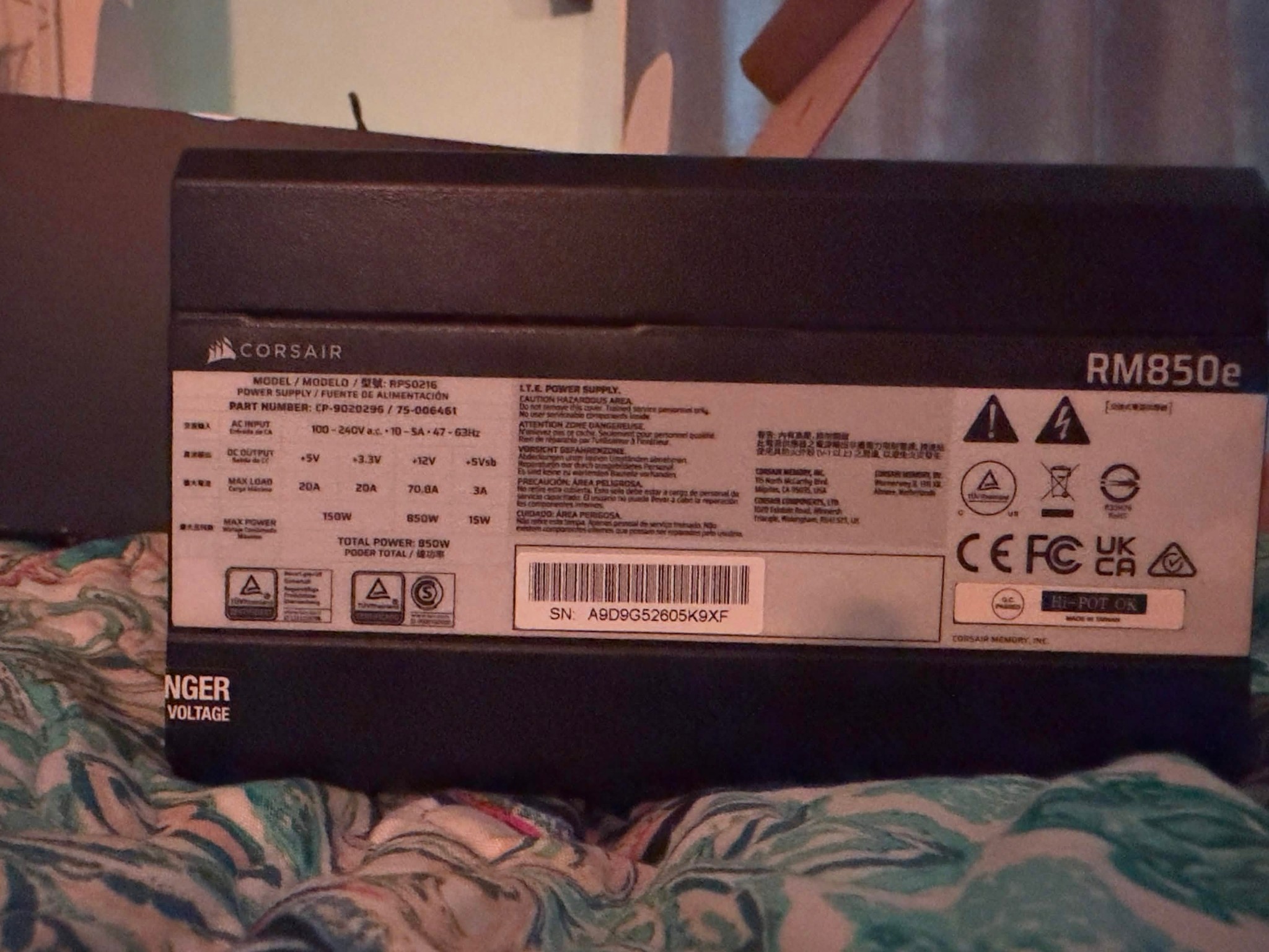 Corsair RM850e (RMe SERIES)