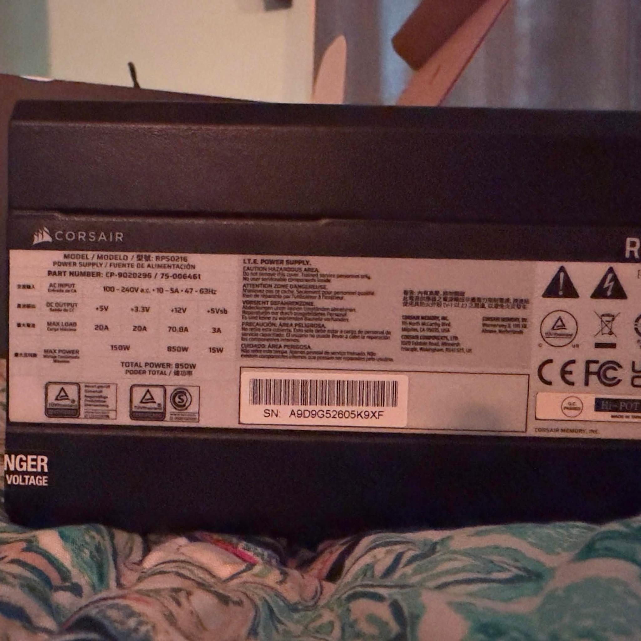 Corsair RM850e (RMe SERIES)