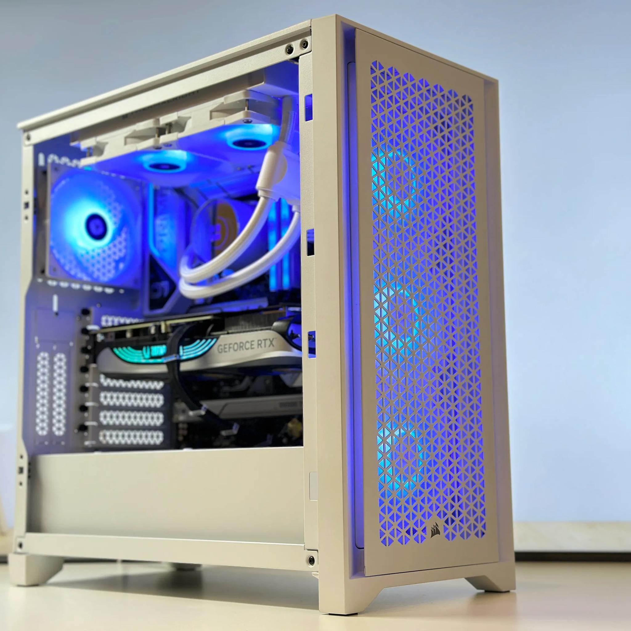 🧊🐎White Walker🐎🧊Nvidia RTX 4070 Ti❄️Intel i7 12700KF 12Cores❄️32GB DDR5 6000MHz❄️2TB SSD NVME