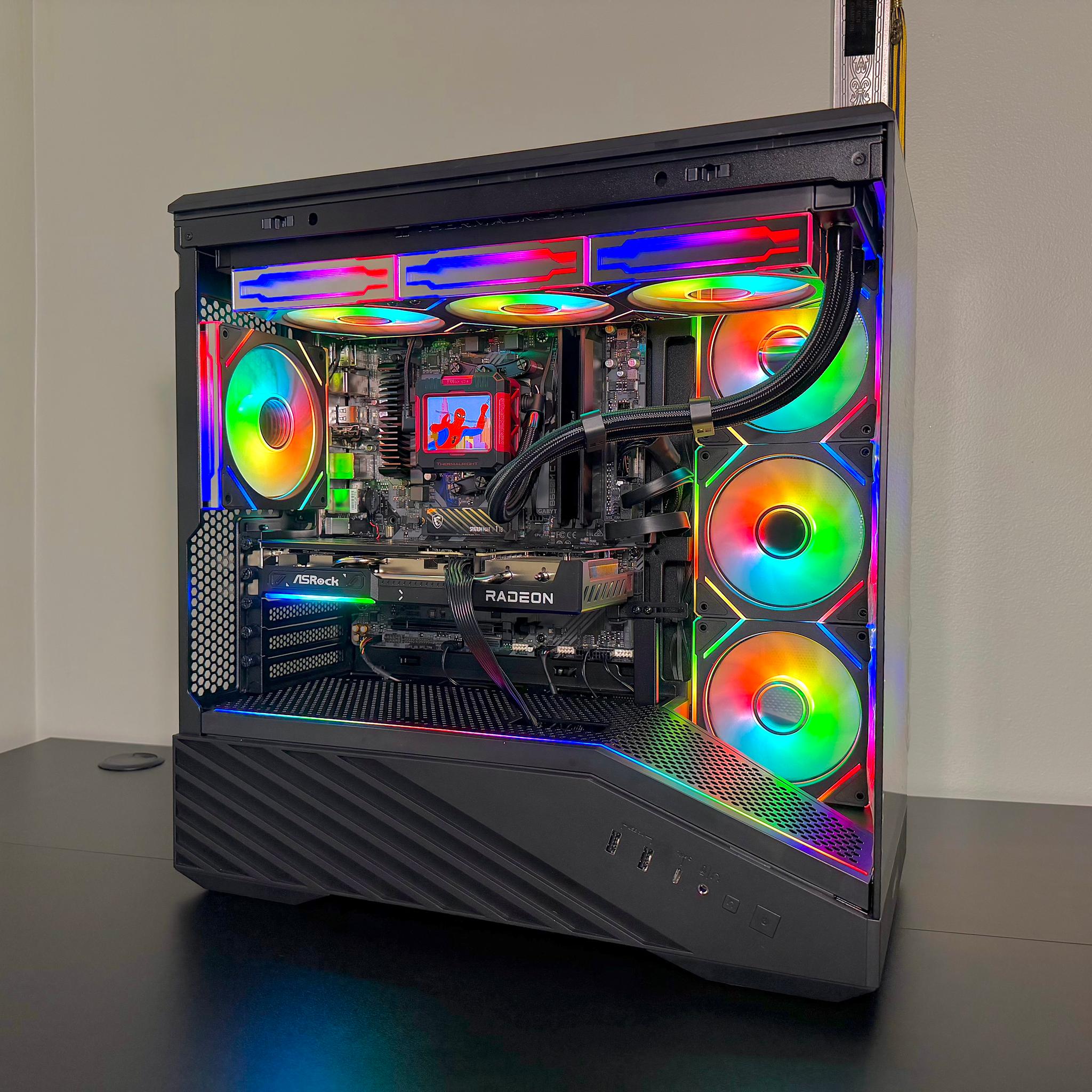 R7 7700X | 9060XT 16GB OC | 32GB DDR5 | 1TB Gen4 | LCD Screen Liquid Cooler Gaming PC