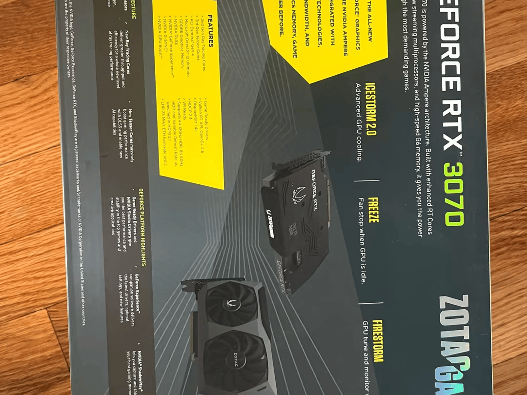 ZOTAC RTX 3070 twin edge BNIB