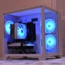 Gaming PC | Ryzen 5 3600 | RX 6600 8GB | 16GB DDR4 | 1TB nVME SSD | 1080p White Gaming PC RGB